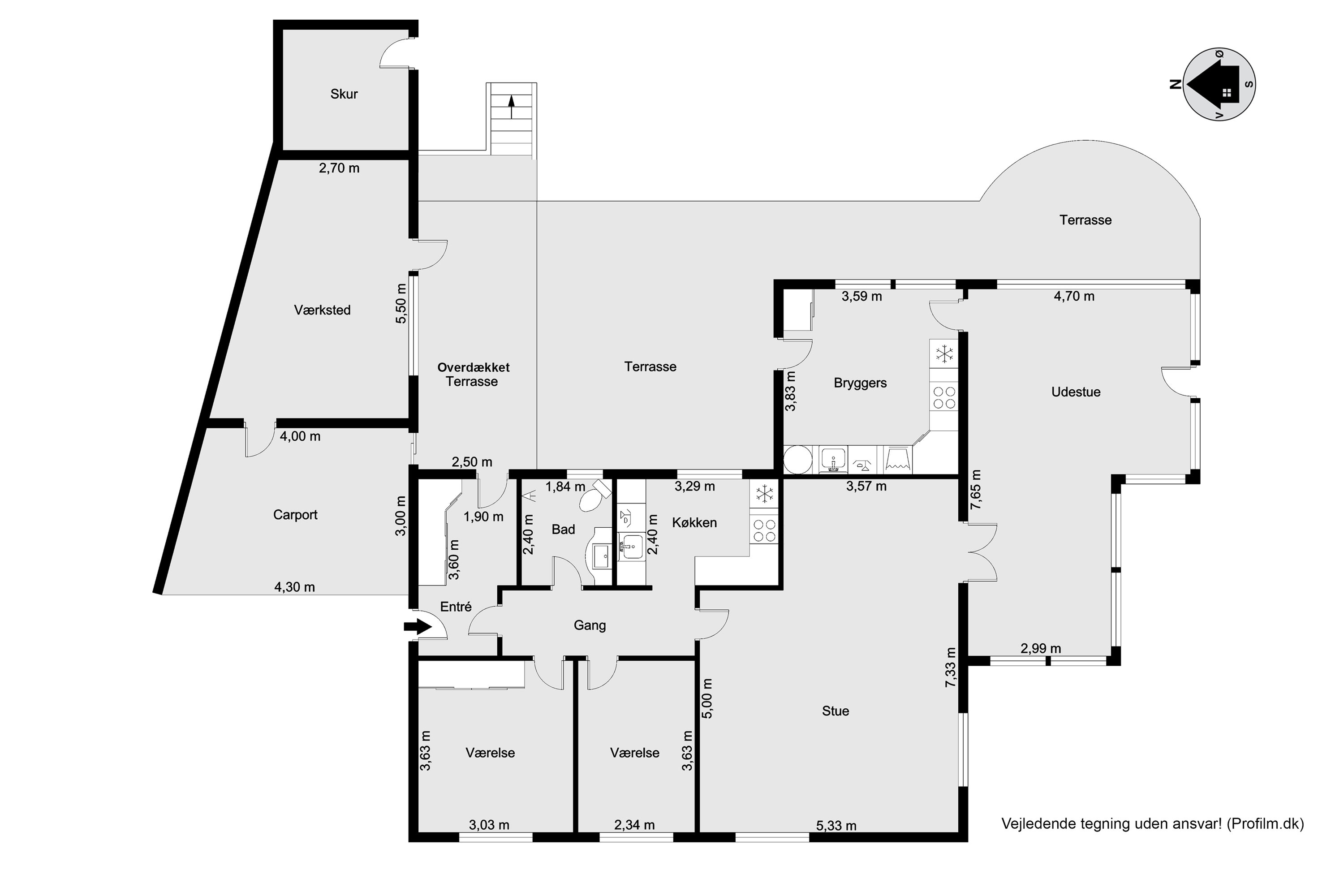 Plantegninger billede af Holstebrovej 6, Rindum, 6950 Ringkøbing