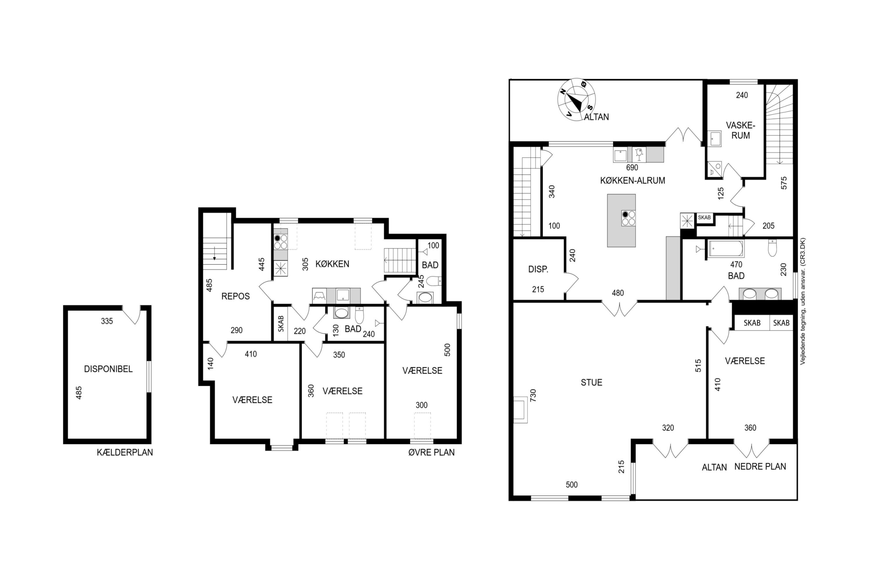 Plantegninger billede af Øster Allé 27, 1., 2100 København Ø