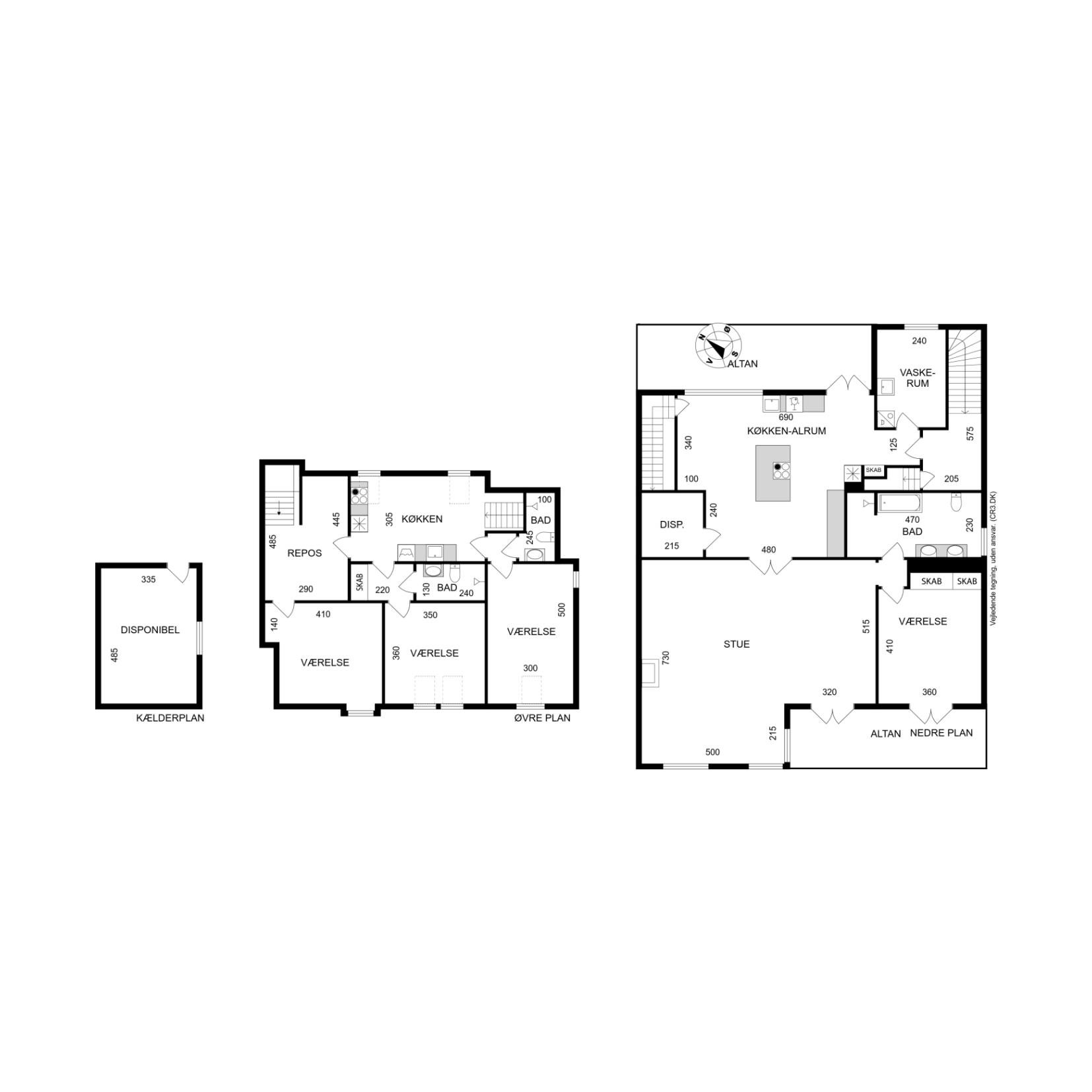 Plantegninger billede af Øster Allé 27, 1., 2100 København Ø