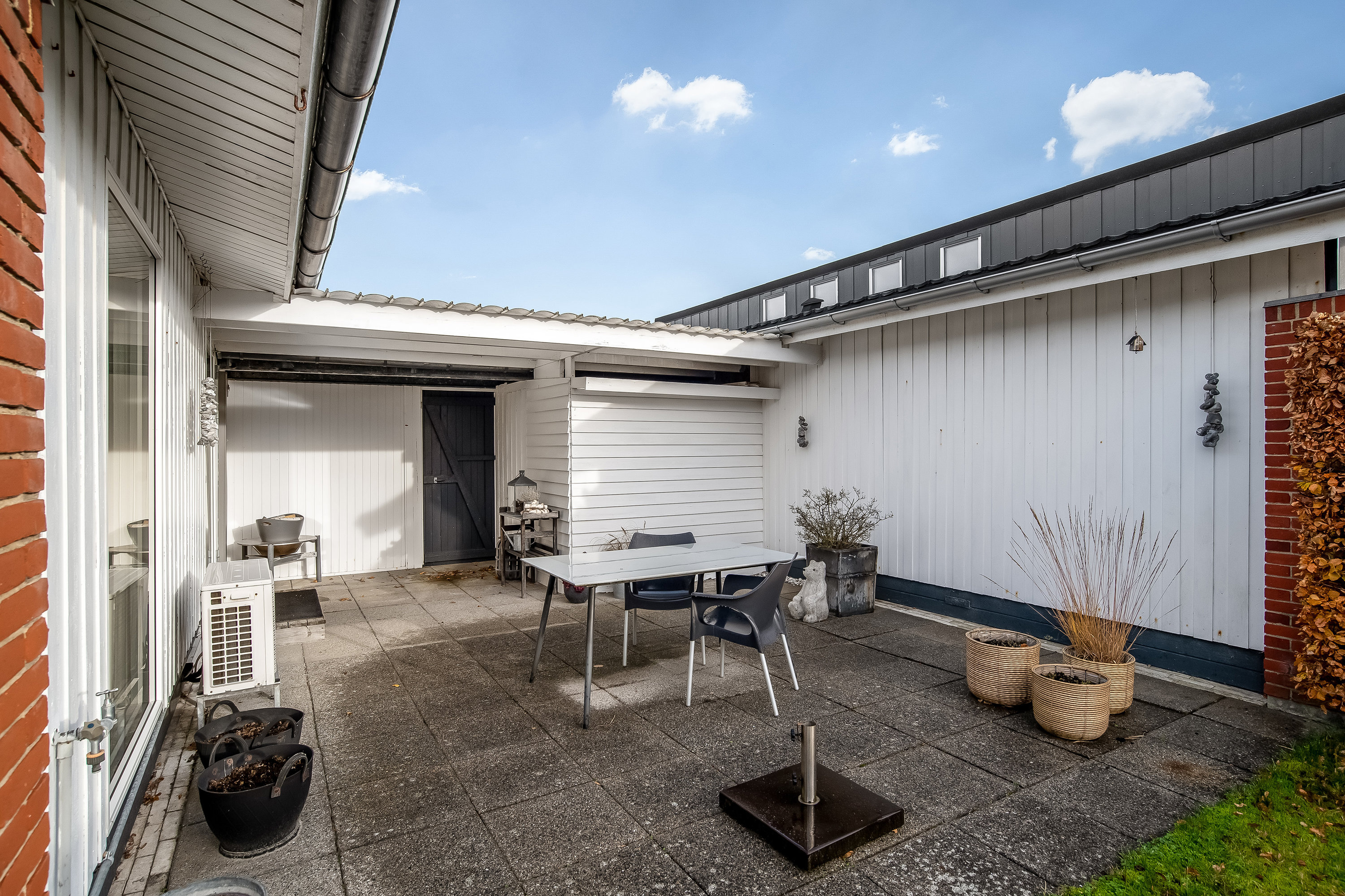 Fremhævet terrasse billede i fuldskærmstilstand. Billede af Fabersvej 80, 7500 Holstebro