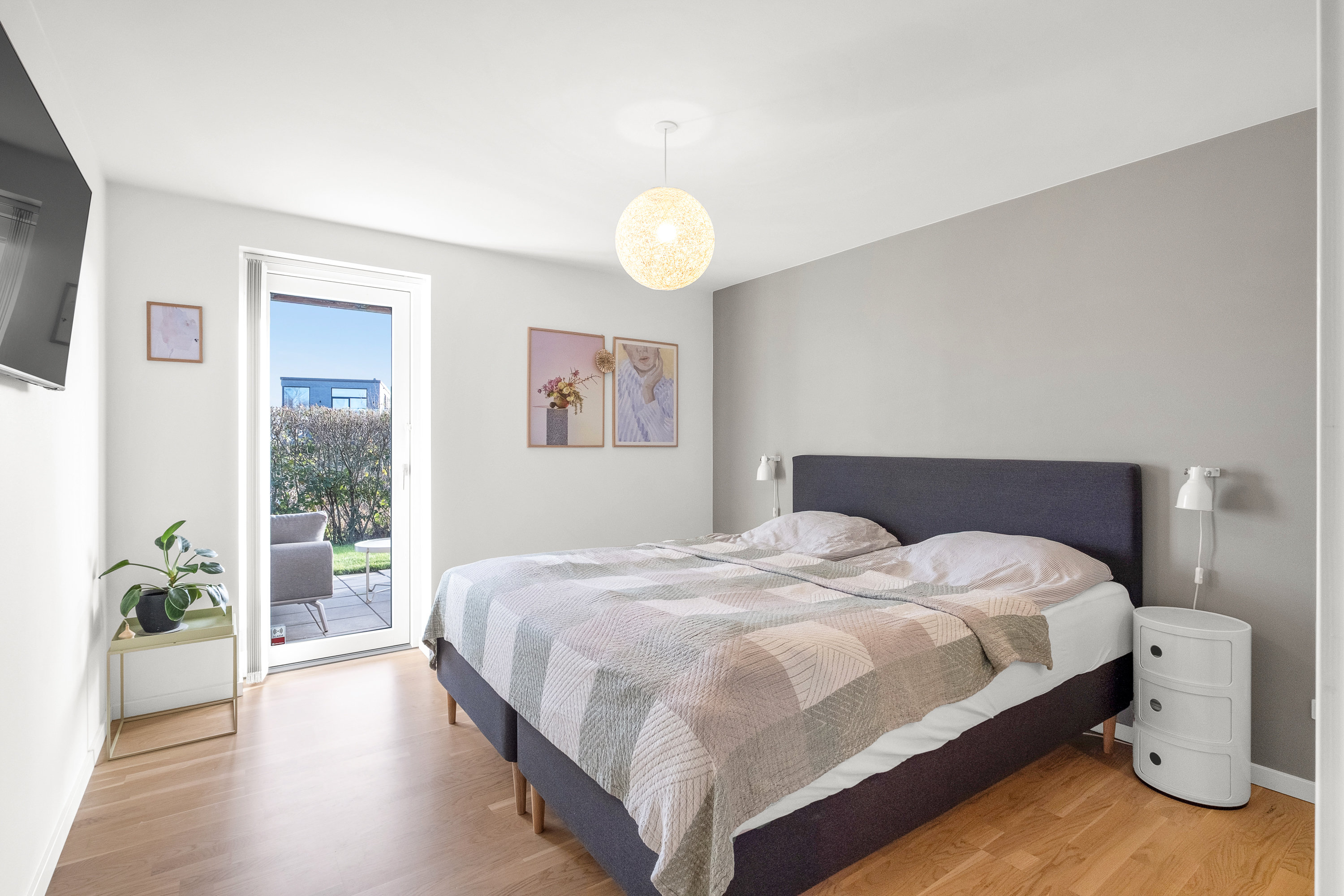 Fremhævet soveværelse billede i fuldskærmstilstand. Billede af Hybenhaven 14, 8520 Lystrup