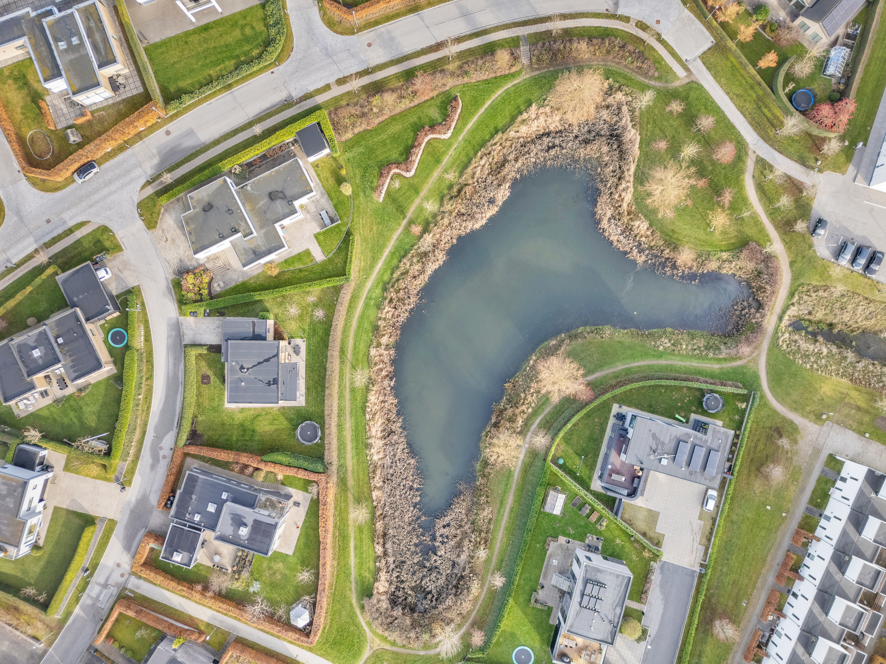 Miniaturebillede 2: luftfoto. Billede af Hybenhaven 14, 8520 Lystrup