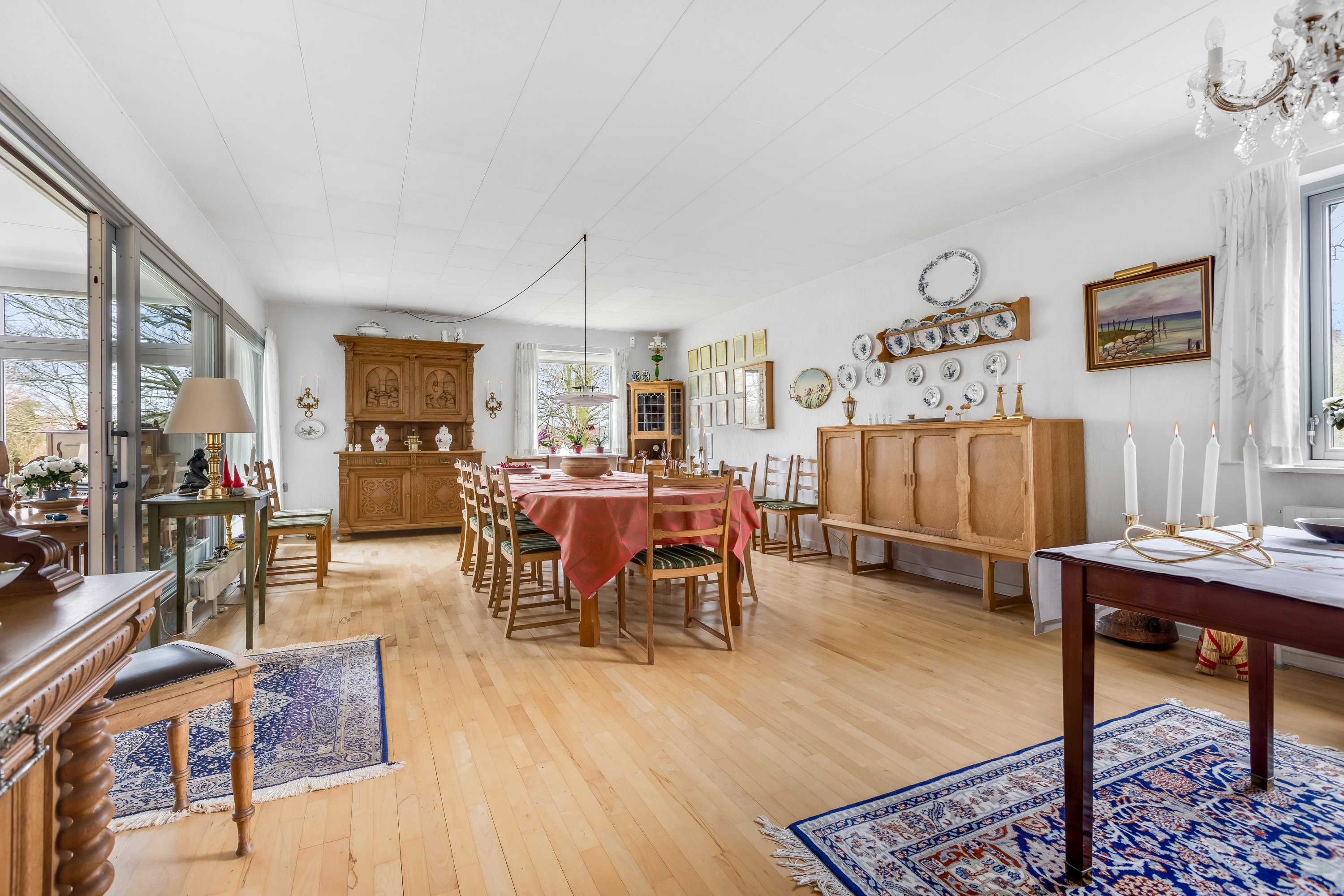 Fremhævet stue billede i fuldskærmstilstand. Billede af Kildebæksvej 20, Vetterslev, 4100 Ringsted