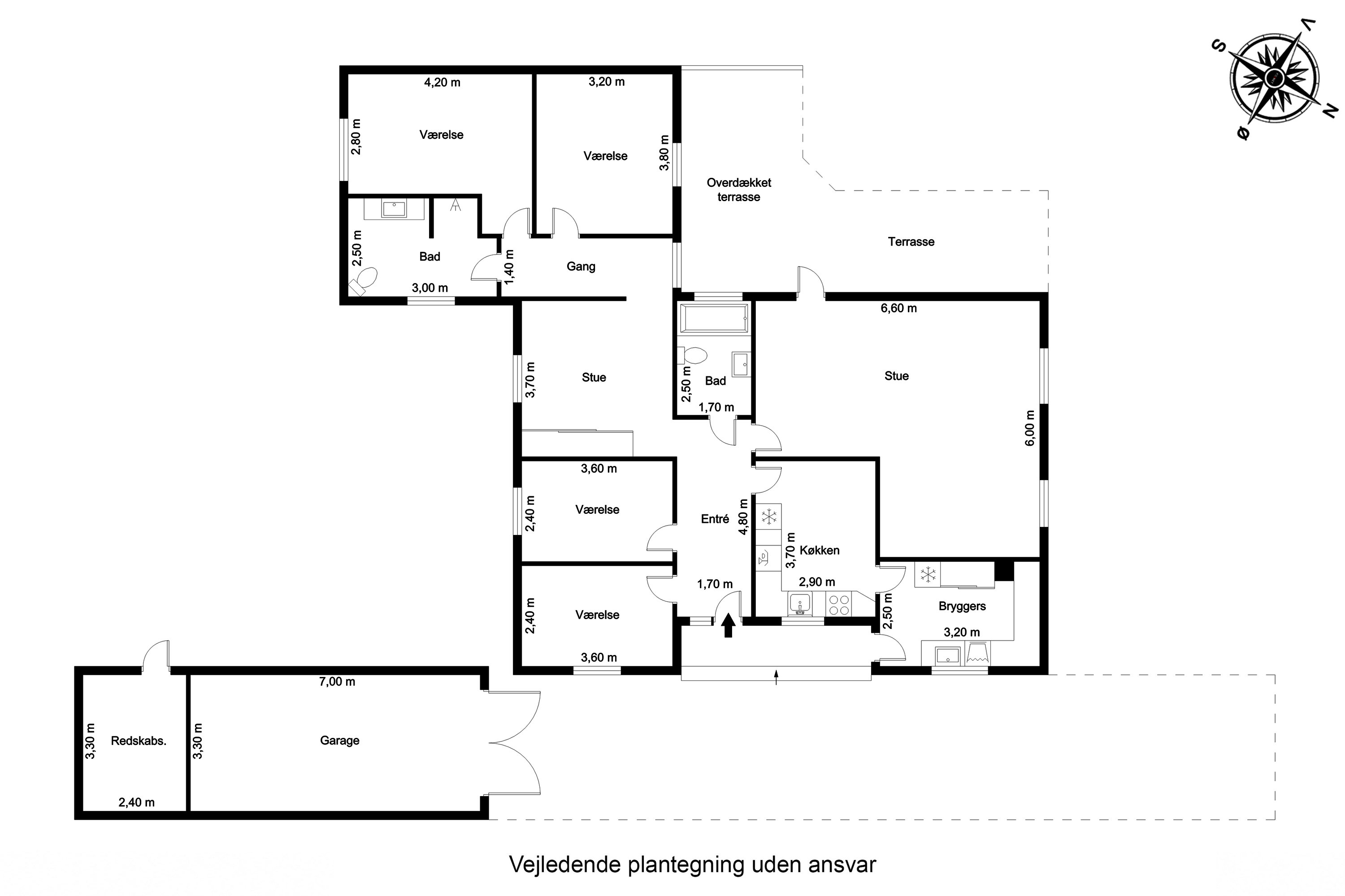 Plantegninger billede af Walkendorffsvej 29, Tved, 5700 Svendborg