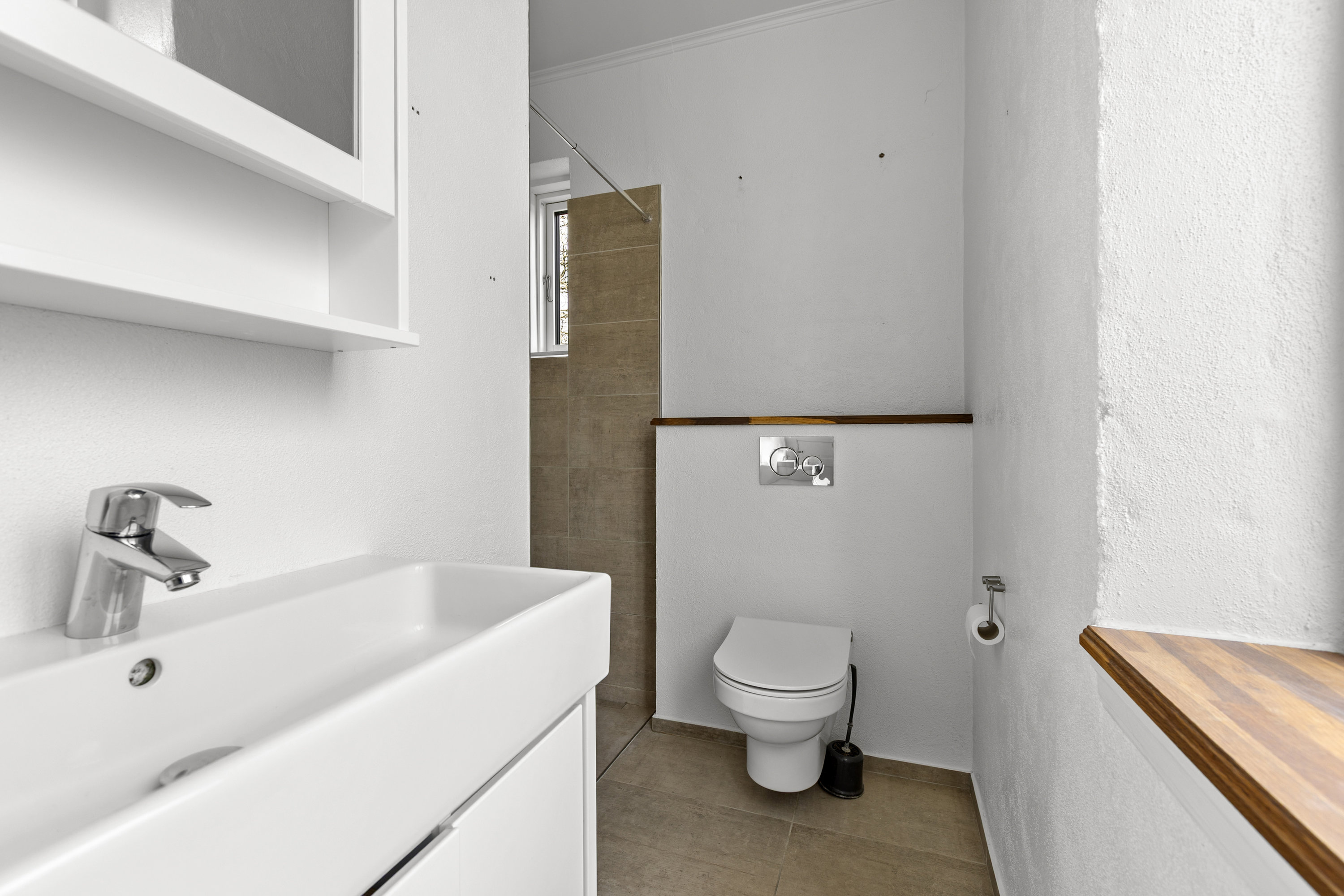 Fremhævet badeværelse billede i fuldskærmstilstand. Billede af Ingemannsvej 19, 4200 Slagelse