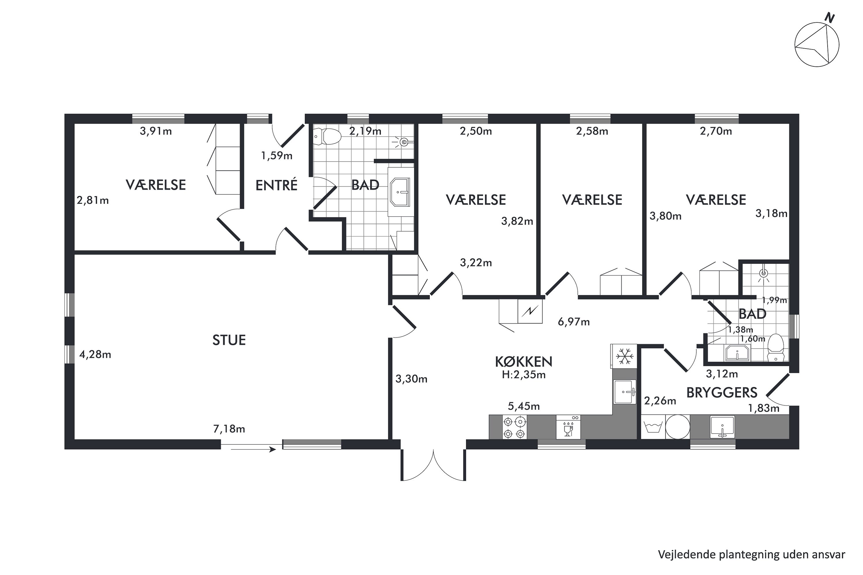 Plantegninger billede af Moseparken 68, 8722 Hedensted