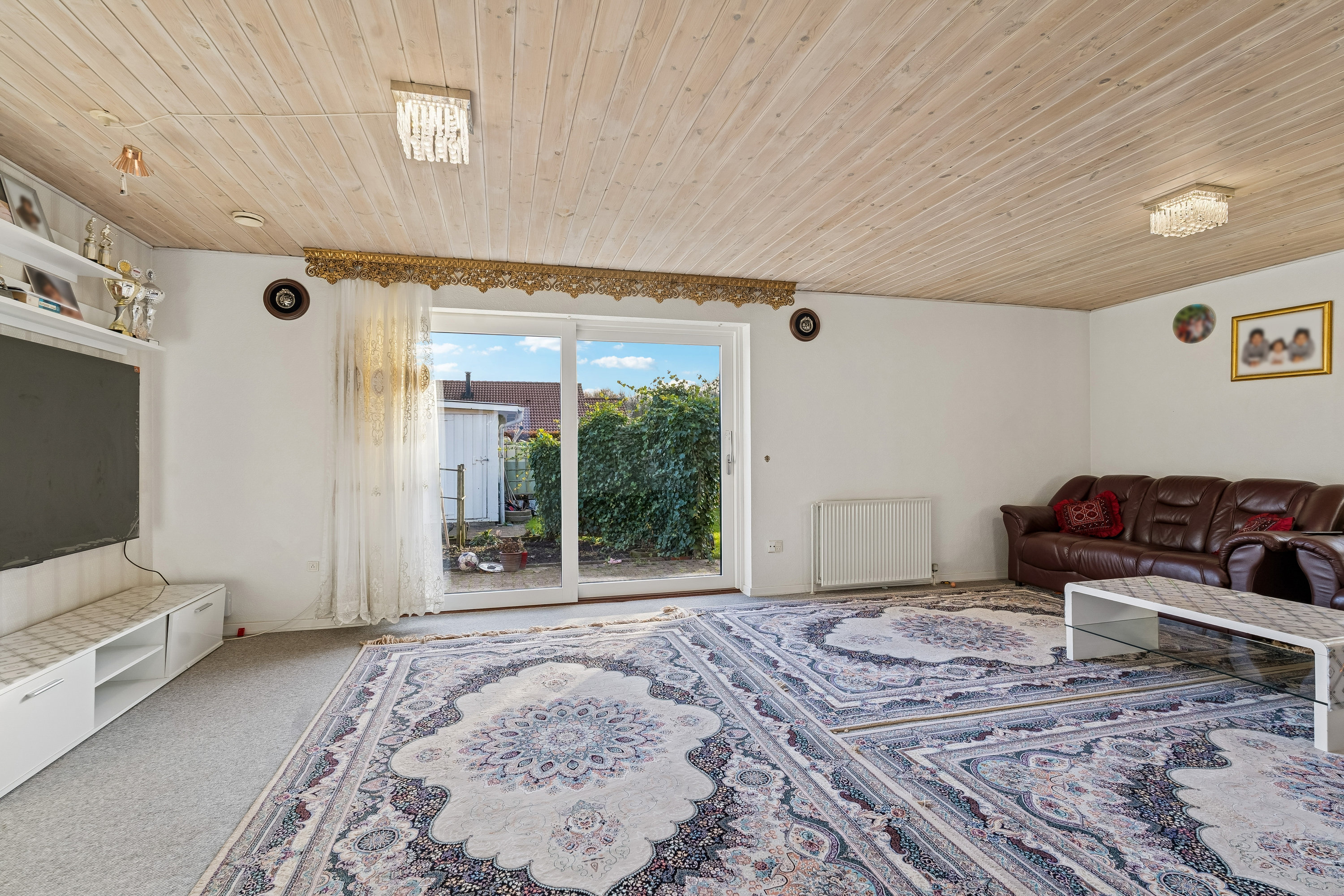 Fremhævet stue billede i fuldskærmstilstand. Billede af Moseparken 68, 8722 Hedensted