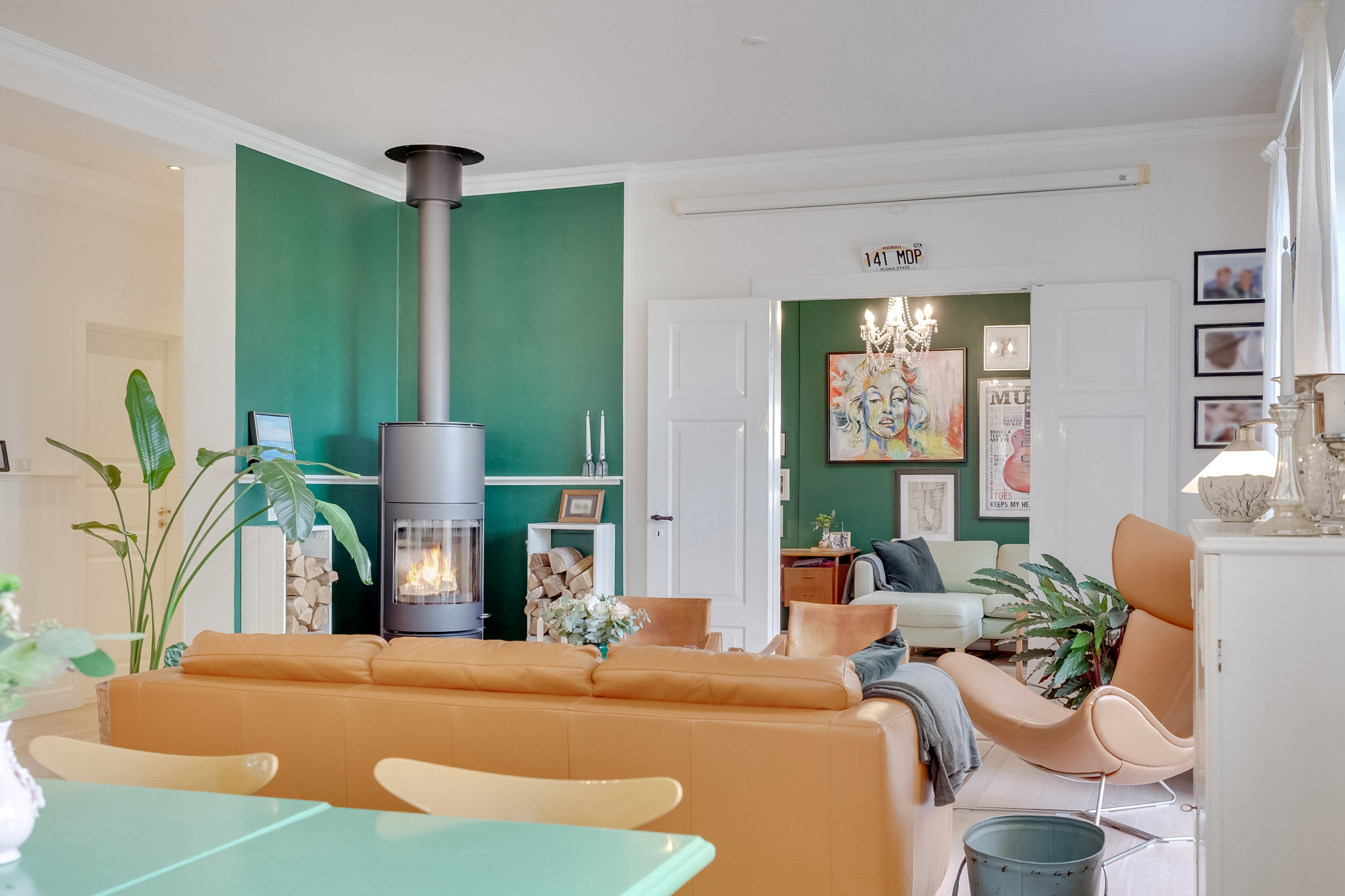 Fremhævet stue billede i fuldskærmstilstand. Billede af Teglgårdsparken 40A, 5500 Middelfart