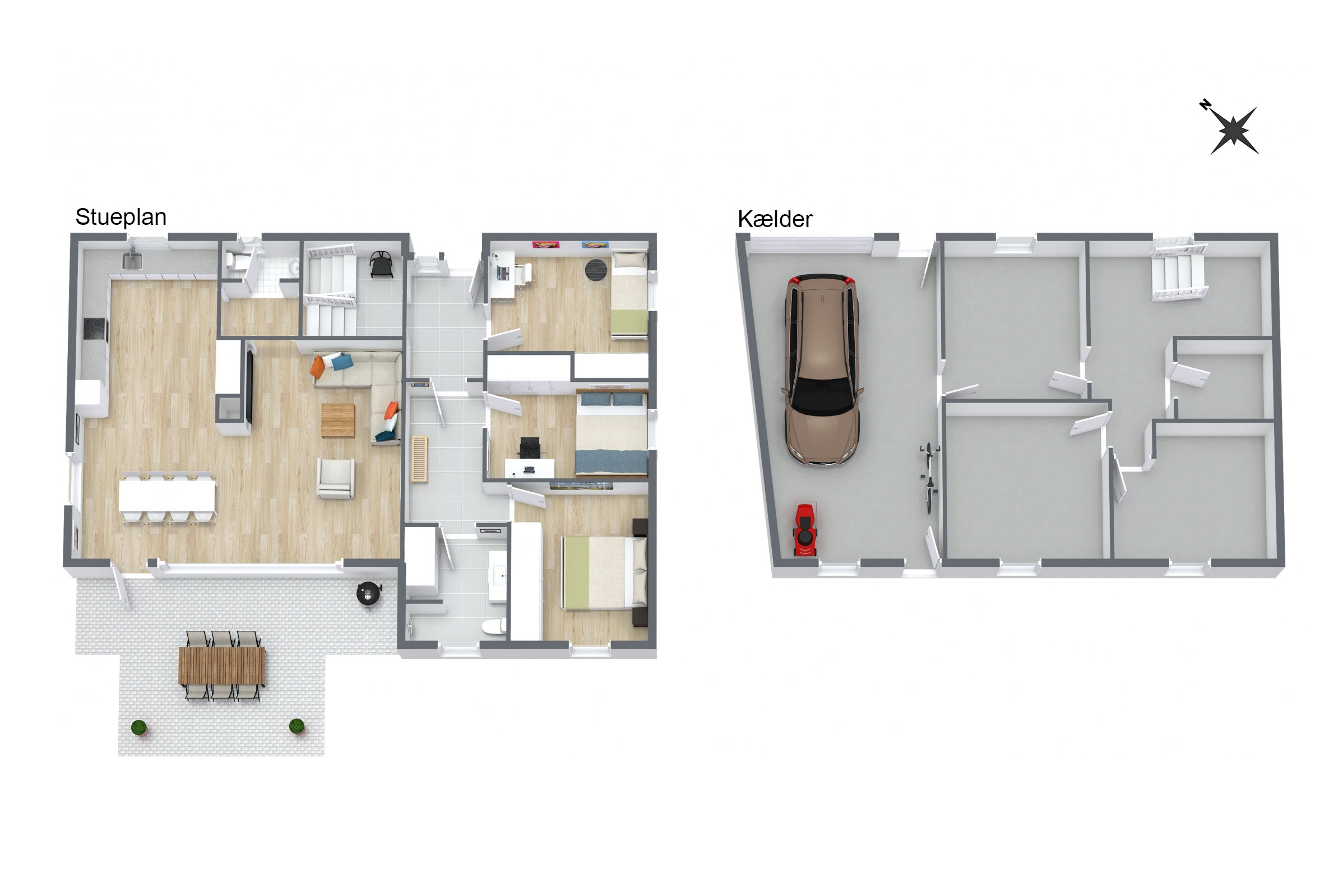 Plantegninger billede af Møjensvej 6, Lørslev, 9800 Hjørring