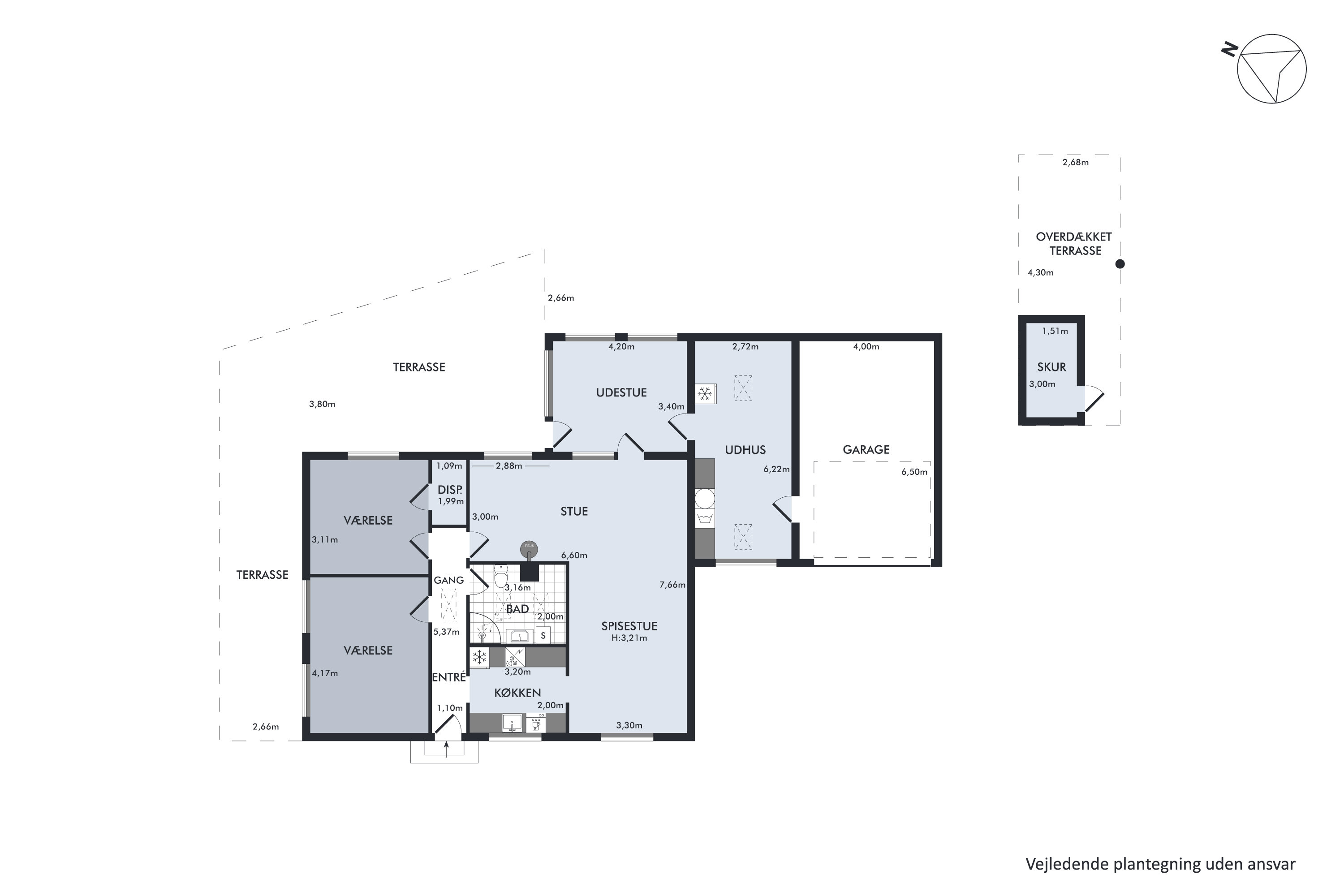 Plantegninger billede af Drosselvej 2, 4270 Høng