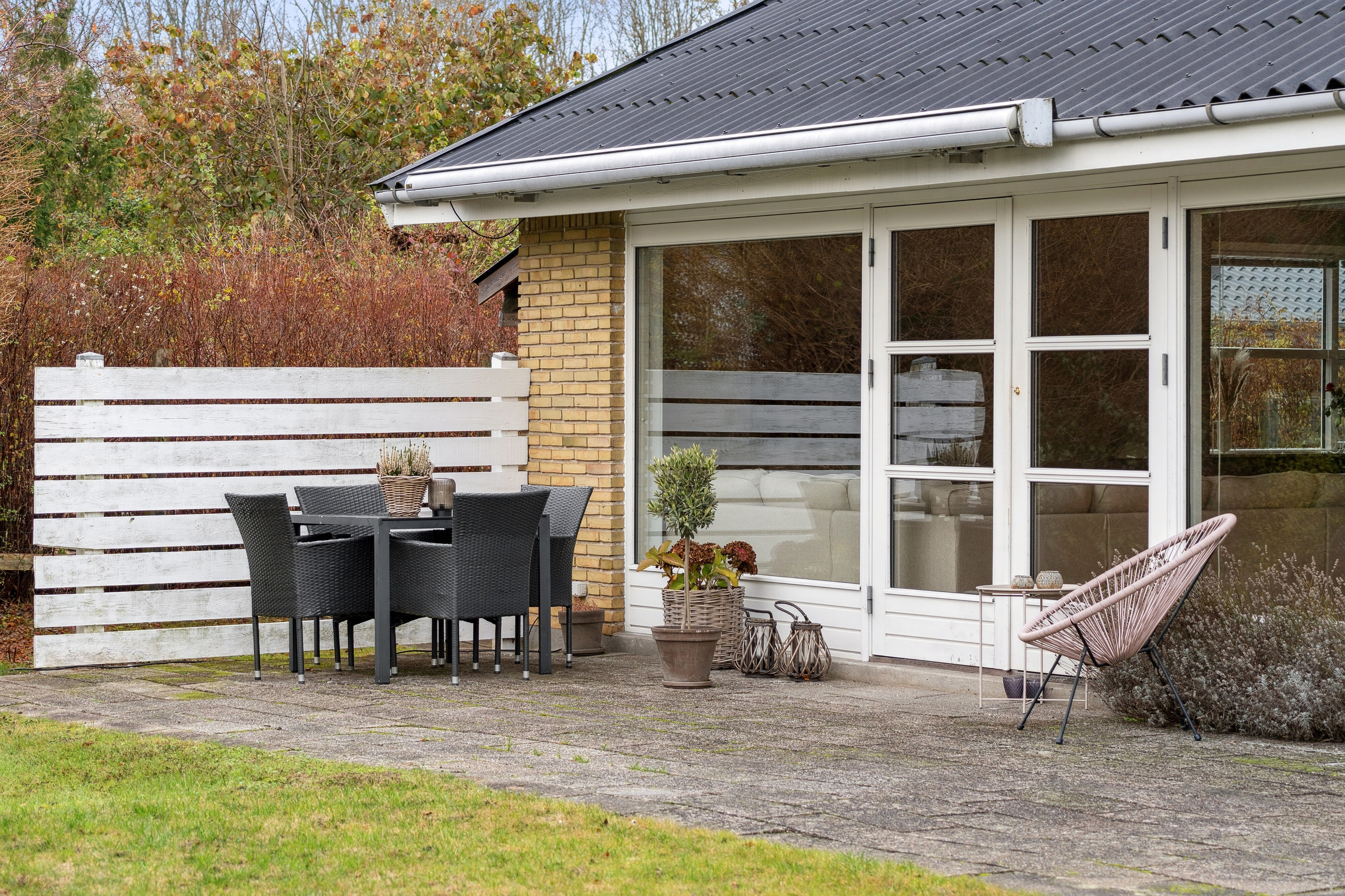 Fremhævet terrasse billede i fuldskærmstilstand. Billede af Bøgehaven 4, 2980 Kokkedal