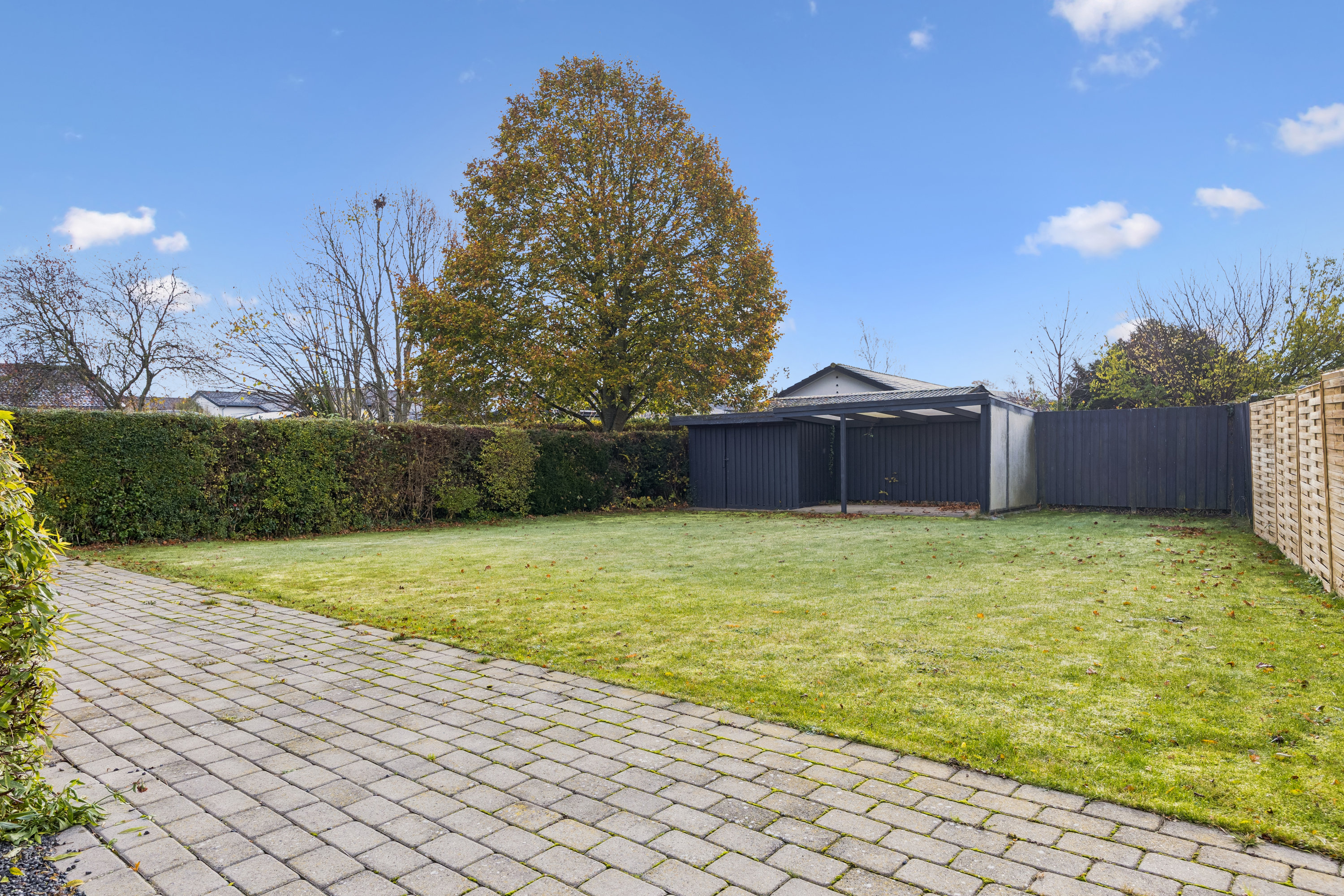 Fremhævet have billede i fuldskærmstilstand. Billede af Drosselvej 2, 4270 Høng