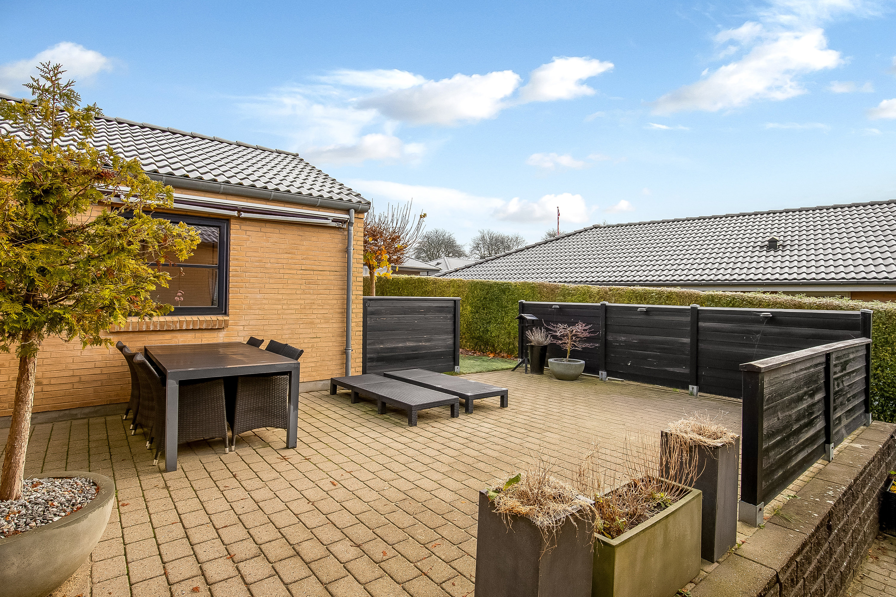 Fremhævet terrasse billede i fuldskærmstilstand. Billede af Bakkedraget 79, Vester Nebel, 6040 Egtved