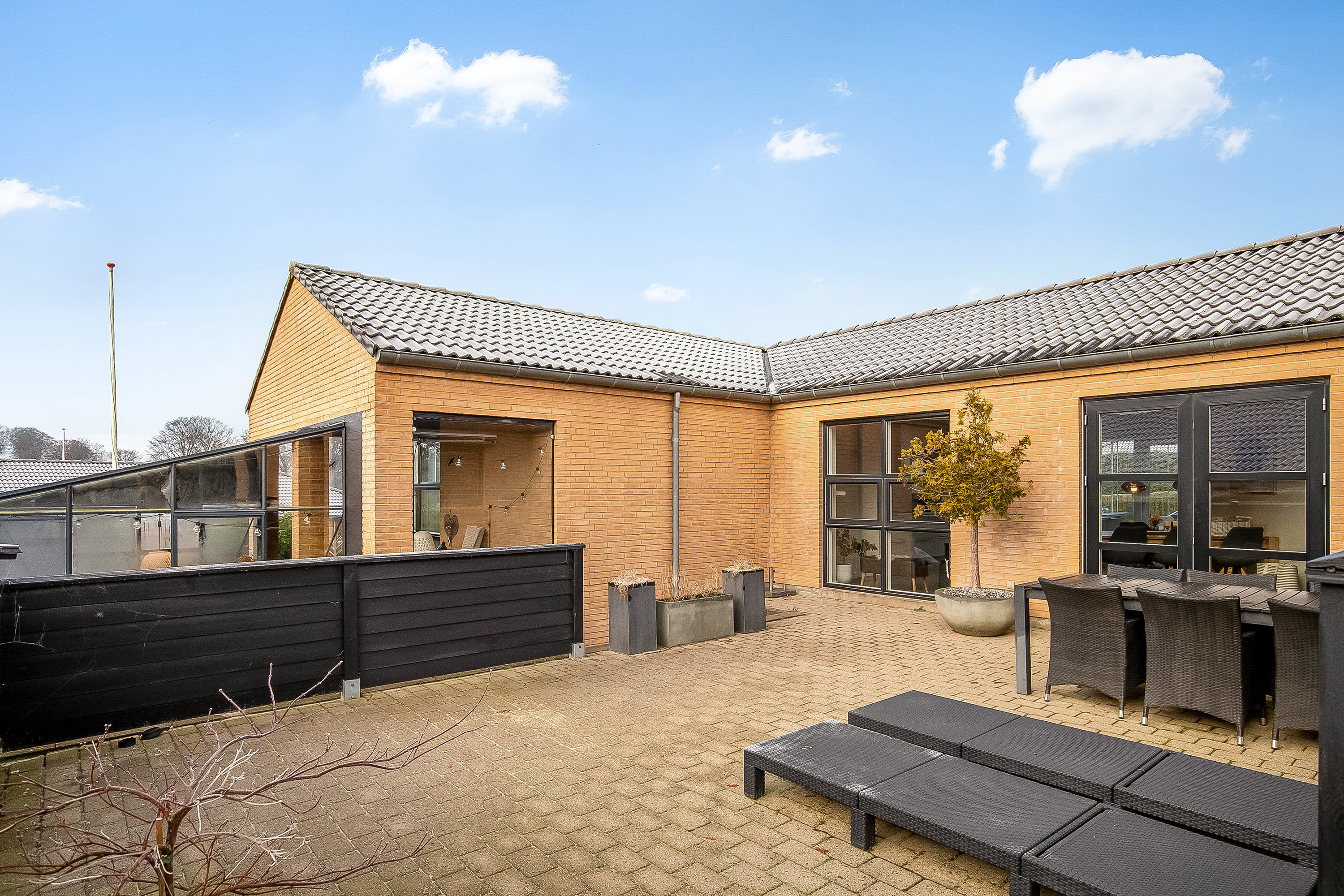 Fremhævet terrasse billede i fuldskærmstilstand. Billede af Bakkedraget 79, Vester Nebel, 6040 Egtved