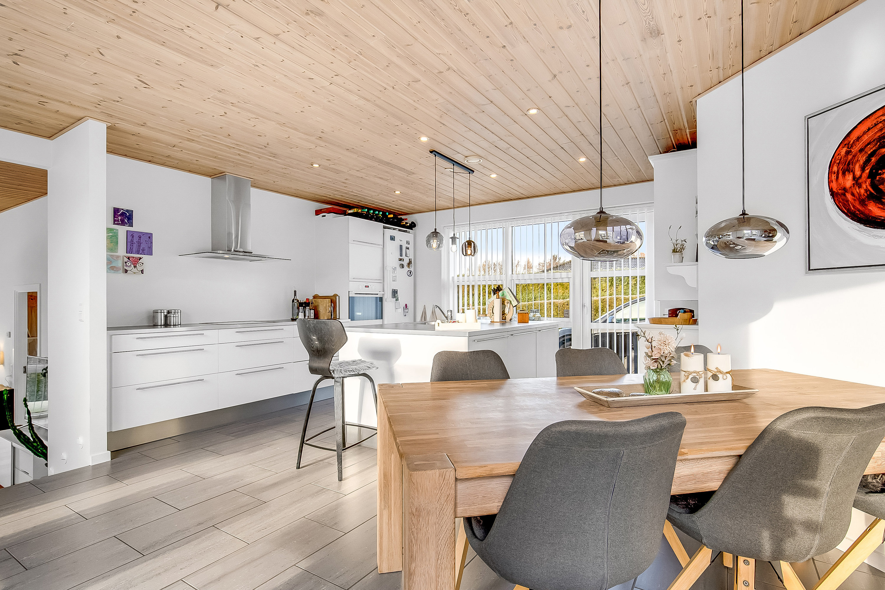 Fremhævet køkken alrum billede i fuldskærmstilstand. Billede af Bakkedraget 79, Vester Nebel, 6040 Egtved