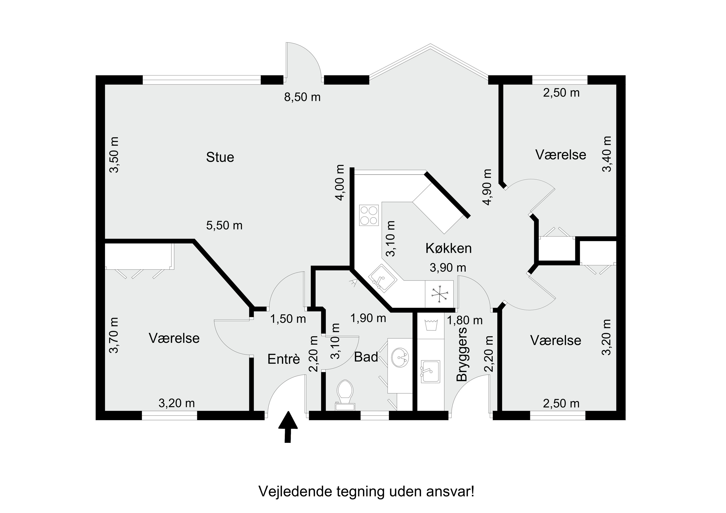 Plantegninger billede af Spurvevej 14K, 8800 Viborg
