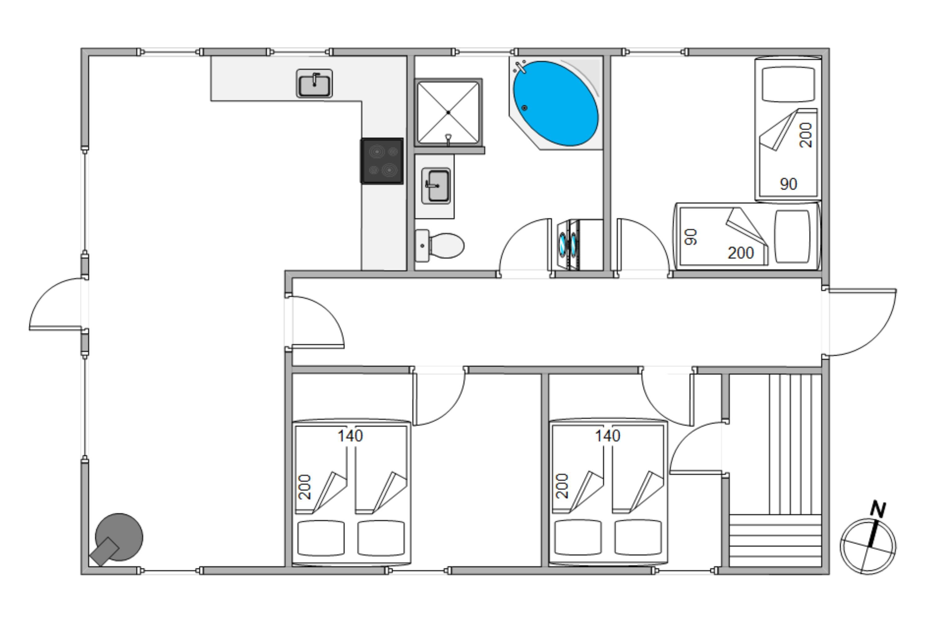 Plantegninger billede af Risbjergvej 11, Lodbj Hede, 6950 Ringkøbing