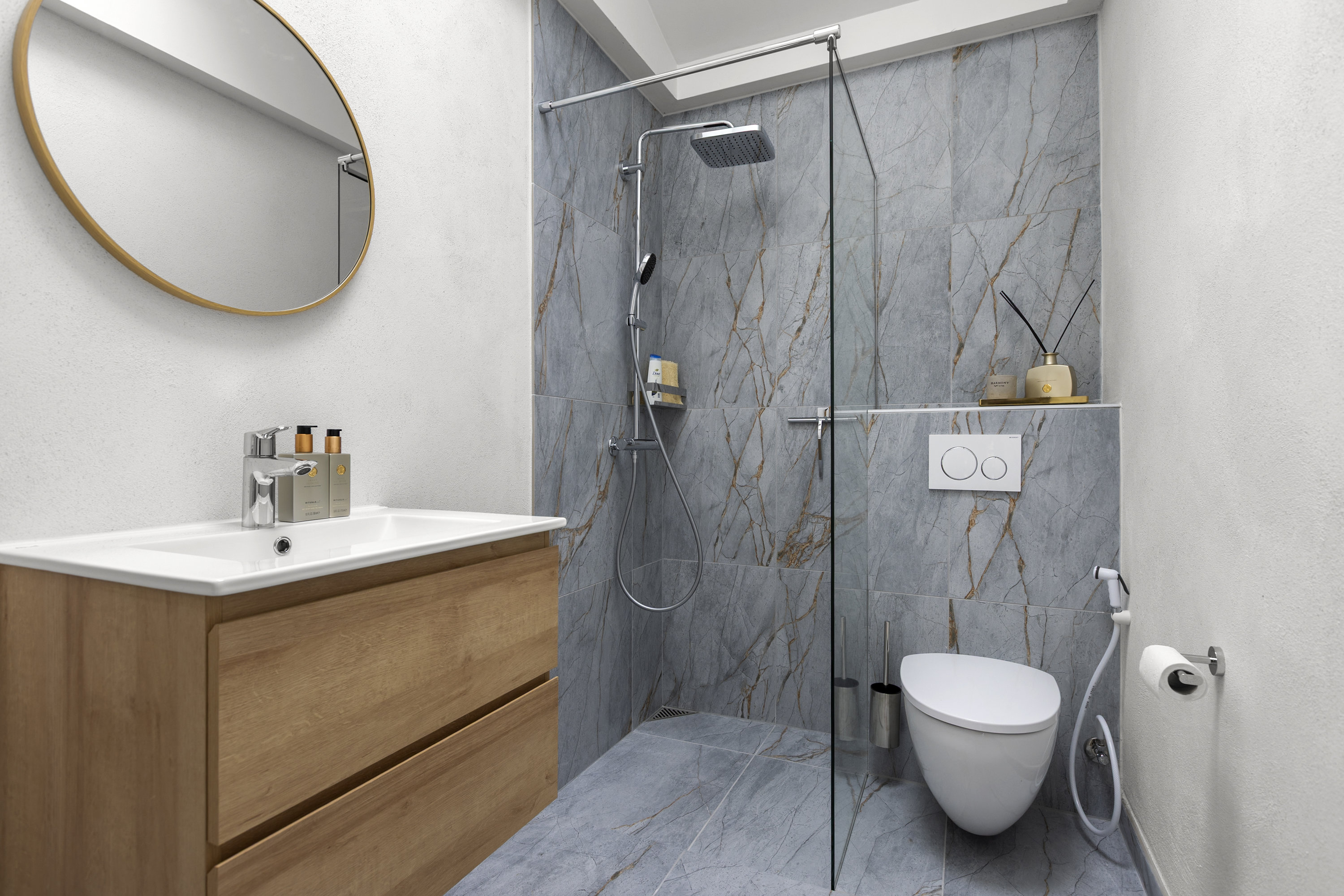 Fremhævet badeværelse billede i fuldskærmstilstand. Billede af Svalevej 21, 4220 Korsør