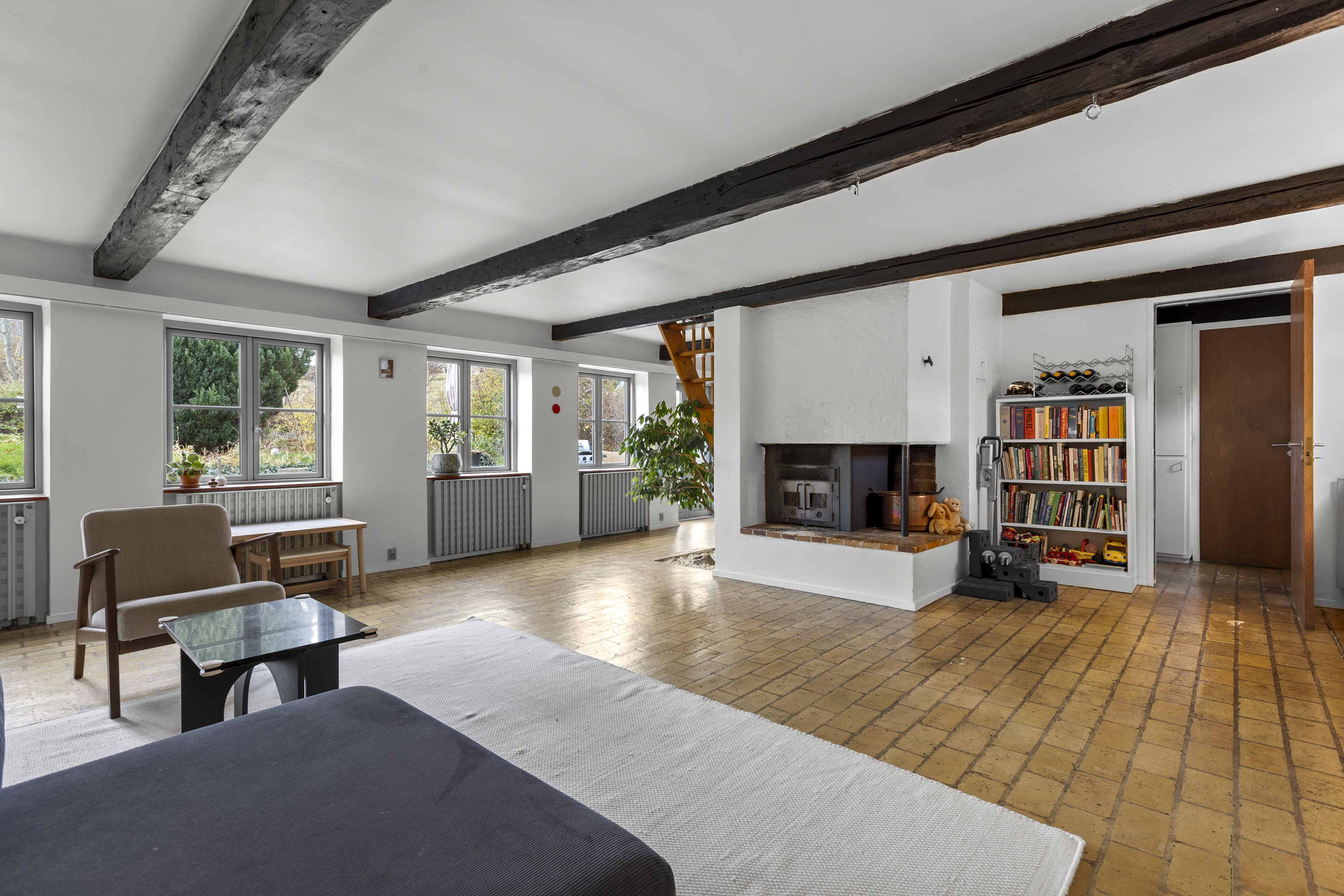 Fremhævet stue billede i fuldskærmstilstand. Billede af Raklev Skillevej 61, 4400 Kalundborg