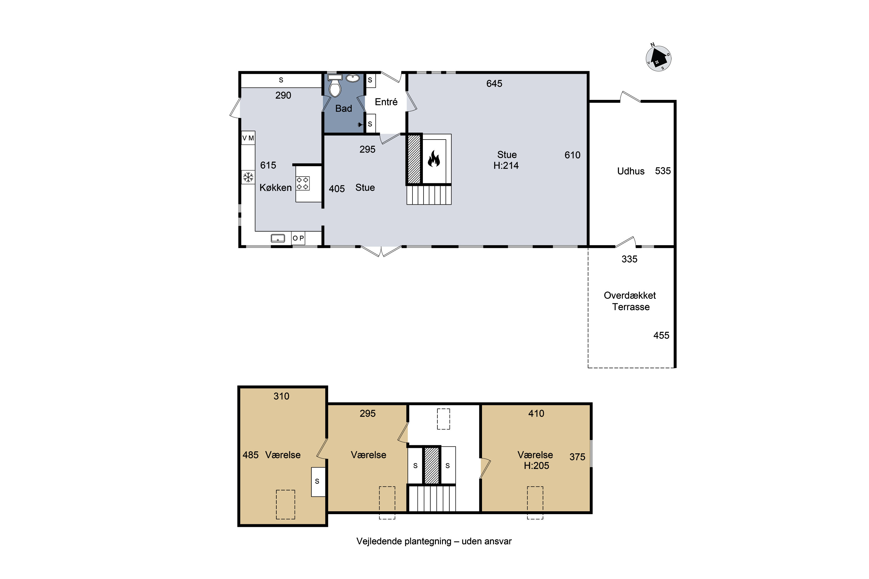 Plantegninger billede af Raklev Skillevej 61, 4400 Kalundborg