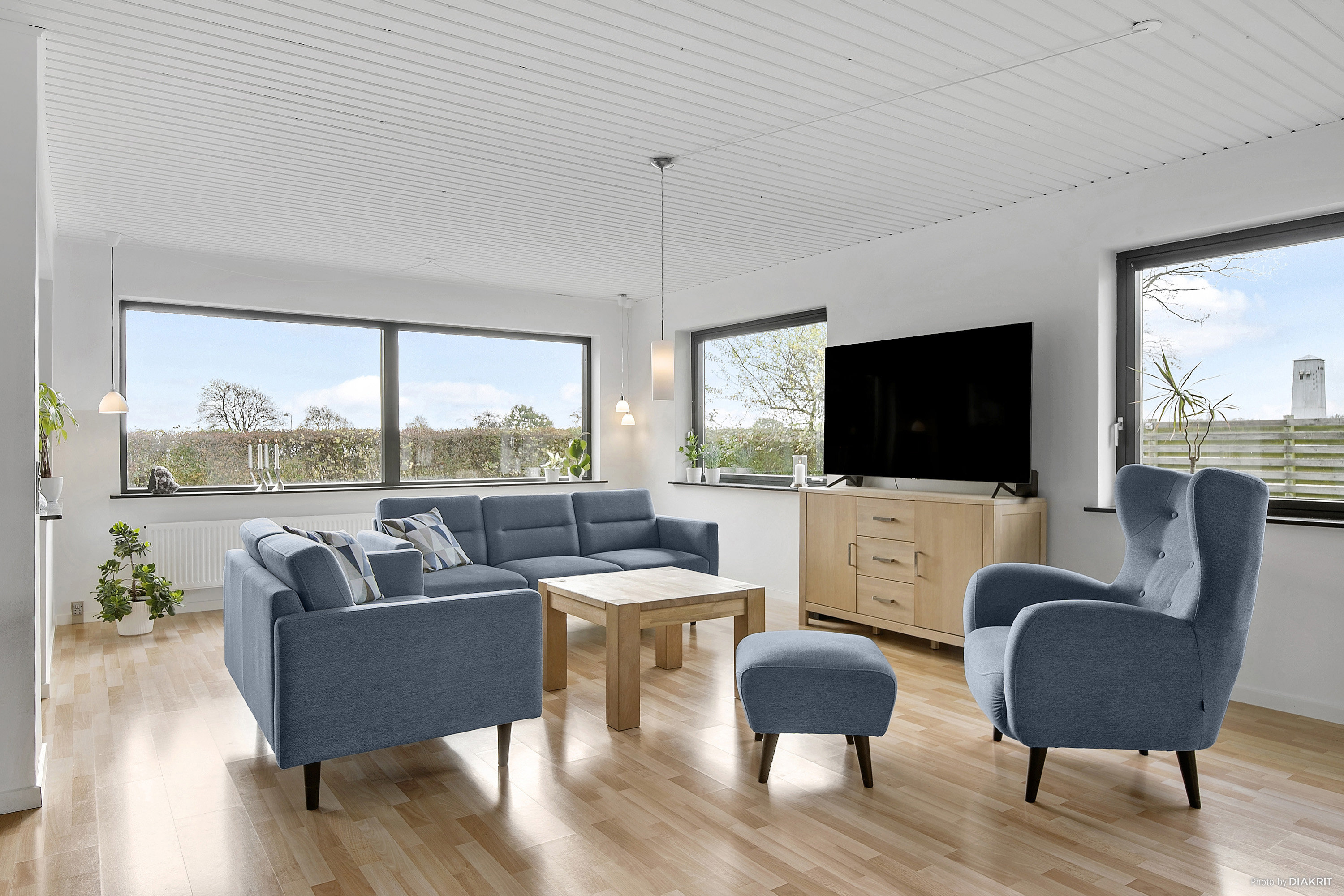 Fremhævet stue billede i fuldskærmstilstand. Billede af Orupgade 48, Orup, 4640 Faxe