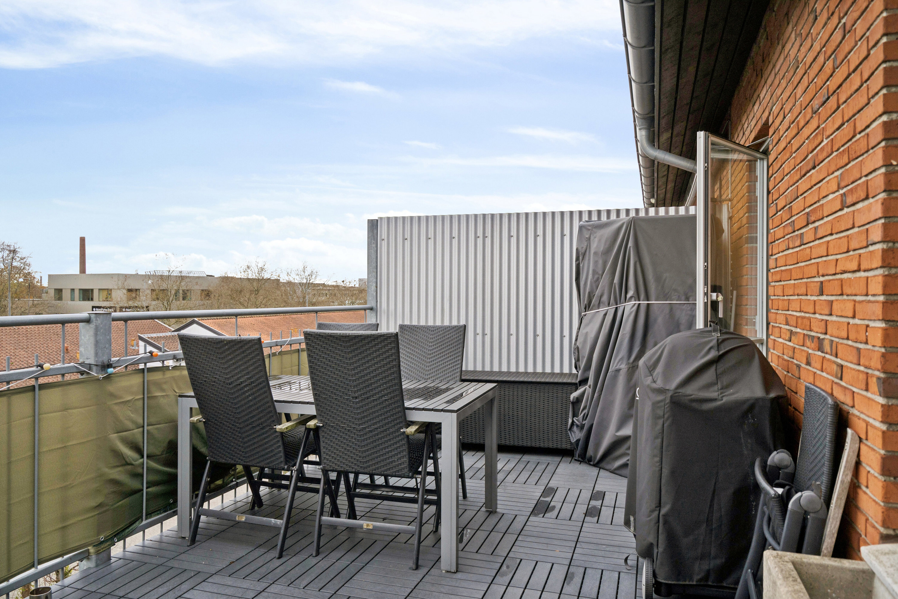 Fremhævet terrasse billede i fuldskærmstilstand. Billede af Bredstedgade 38, 2. 2., 5000 Odense C