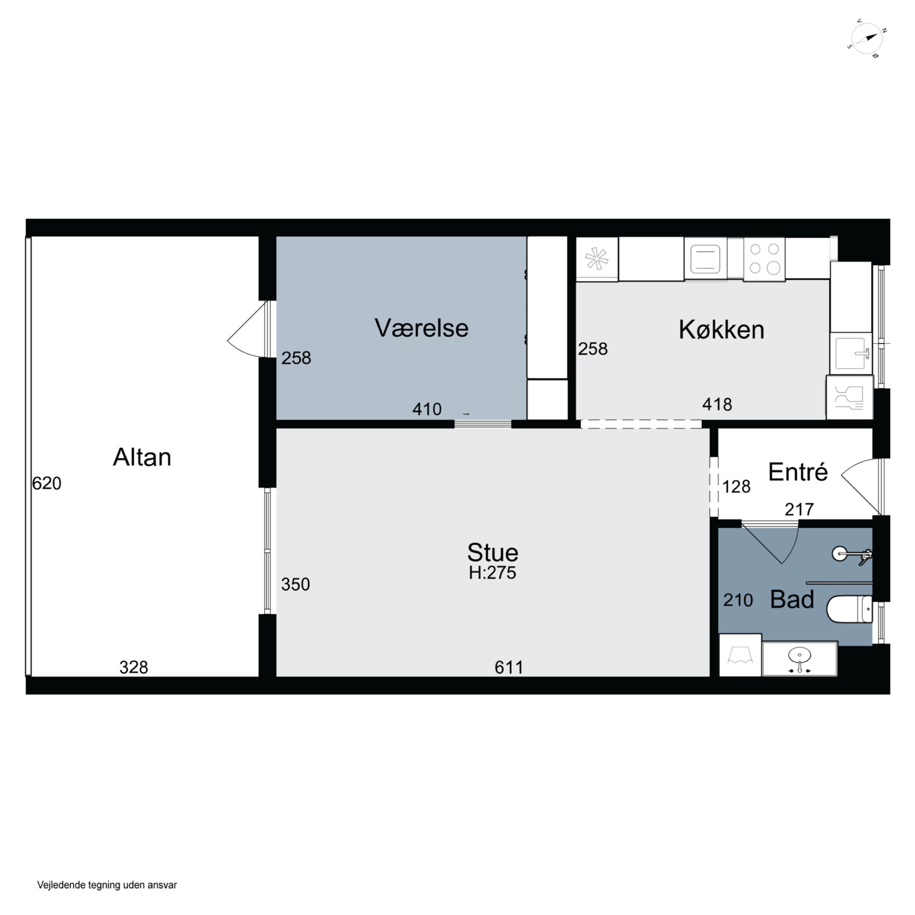 Plantegninger billede af Bredstedgade 38, 2. 2., 5000 Odense C