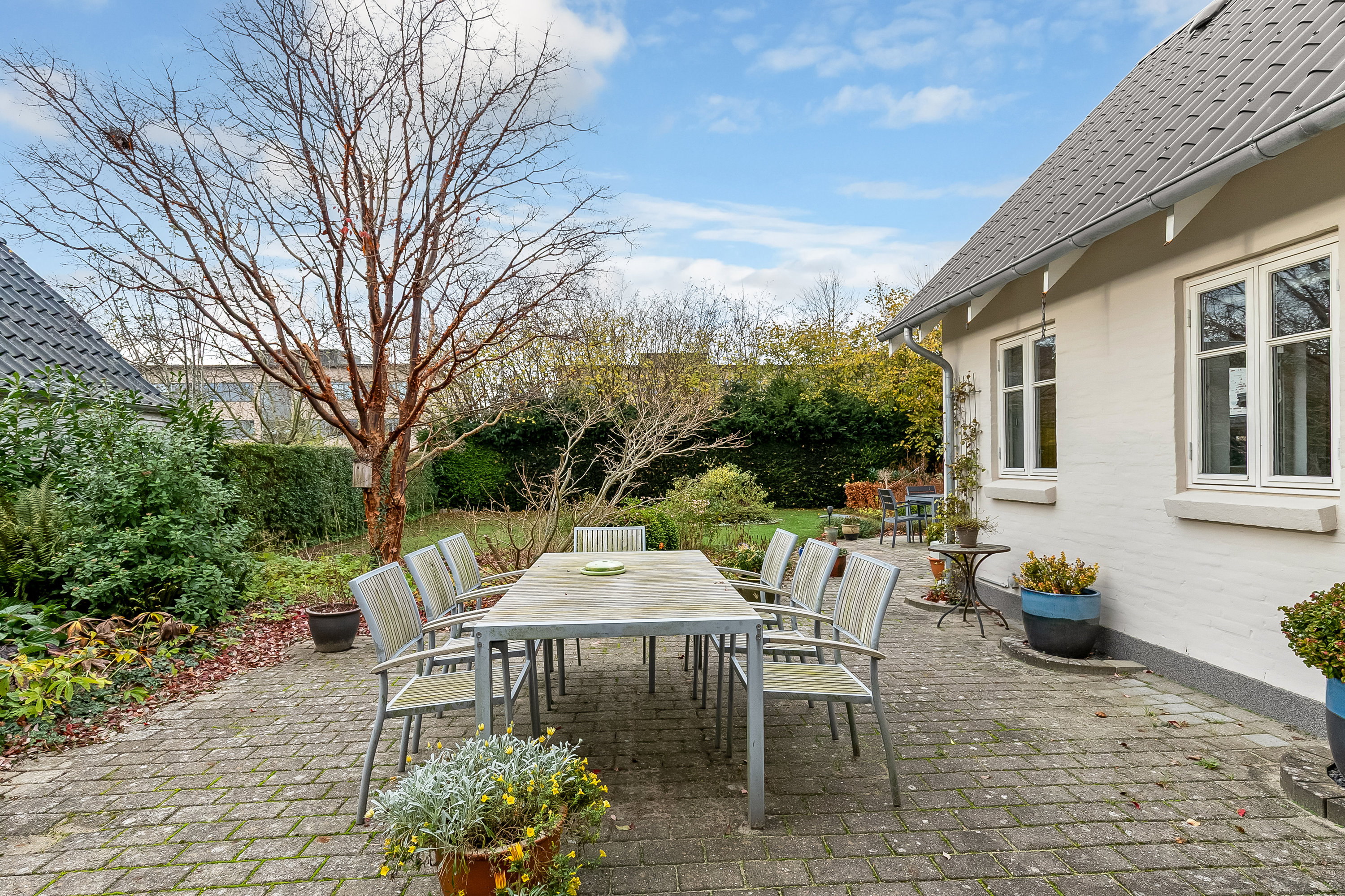 Fremhævet terrasse billede i fuldskærmstilstand. Billede af Hannerupvænget 4, 7000 Fredericia