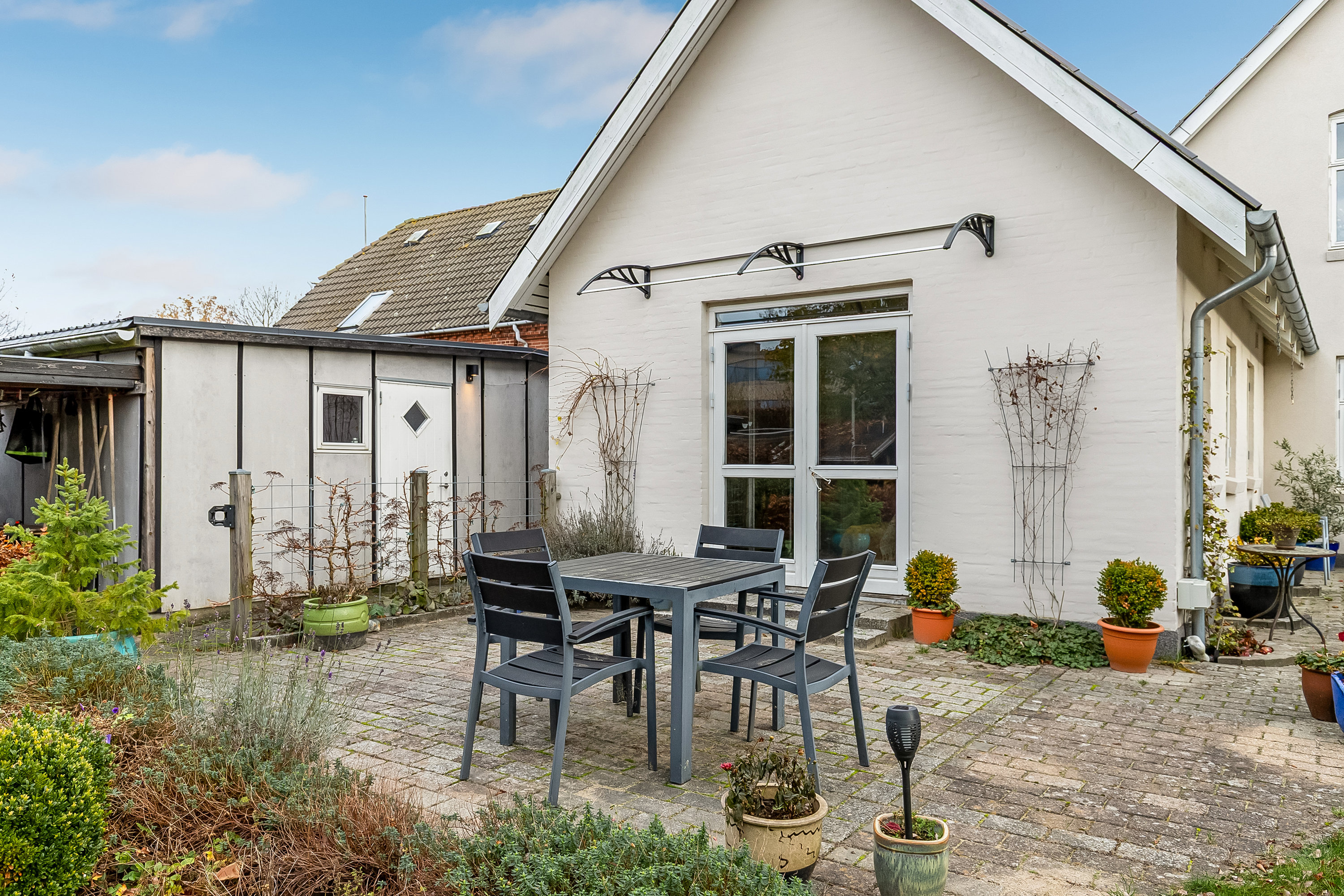 Fremhævet terrasse billede i fuldskærmstilstand. Billede af Hannerupvænget 4, 7000 Fredericia