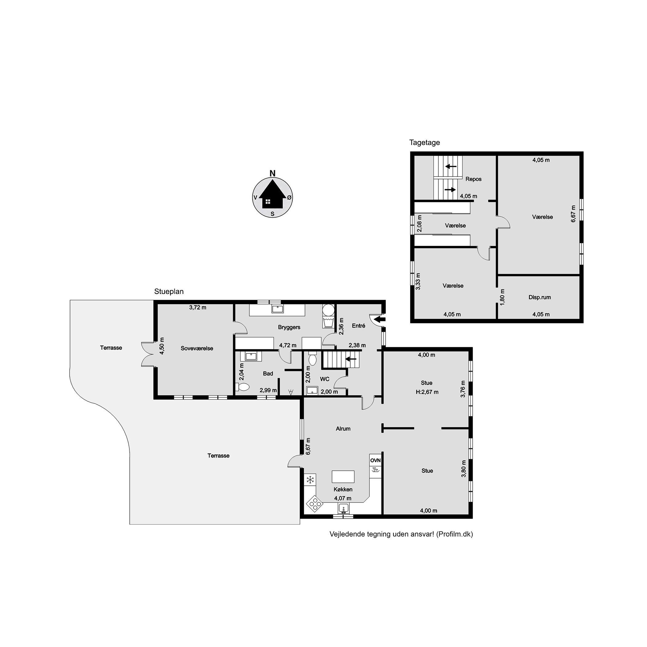 Plantegninger billede af Hannerupvænget 4, 7000 Fredericia
