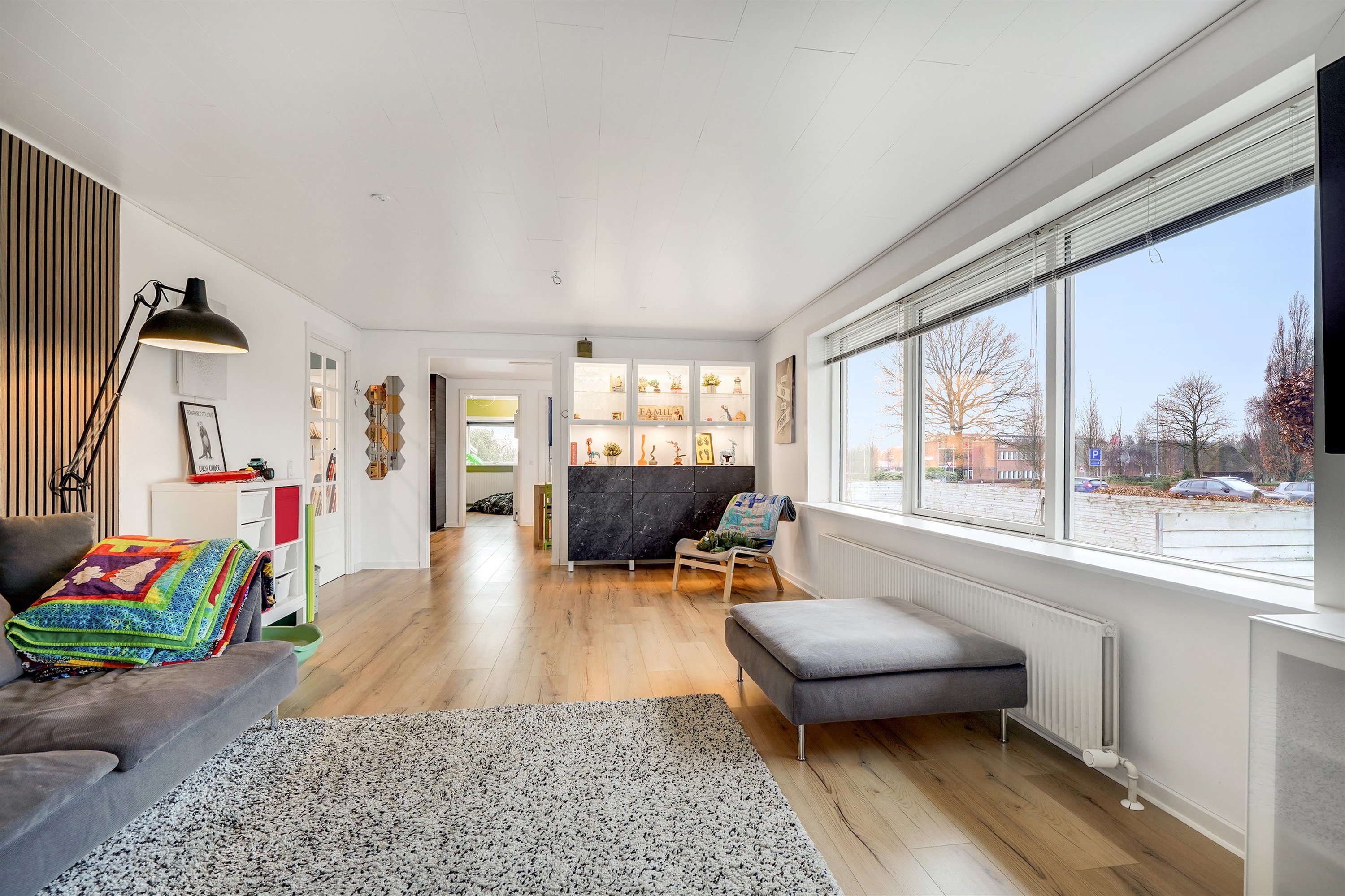 Fremhævet stue billede i fuldskærmstilstand. Billede af Skjoldbjergvej 6B, 6623 Vorbasse