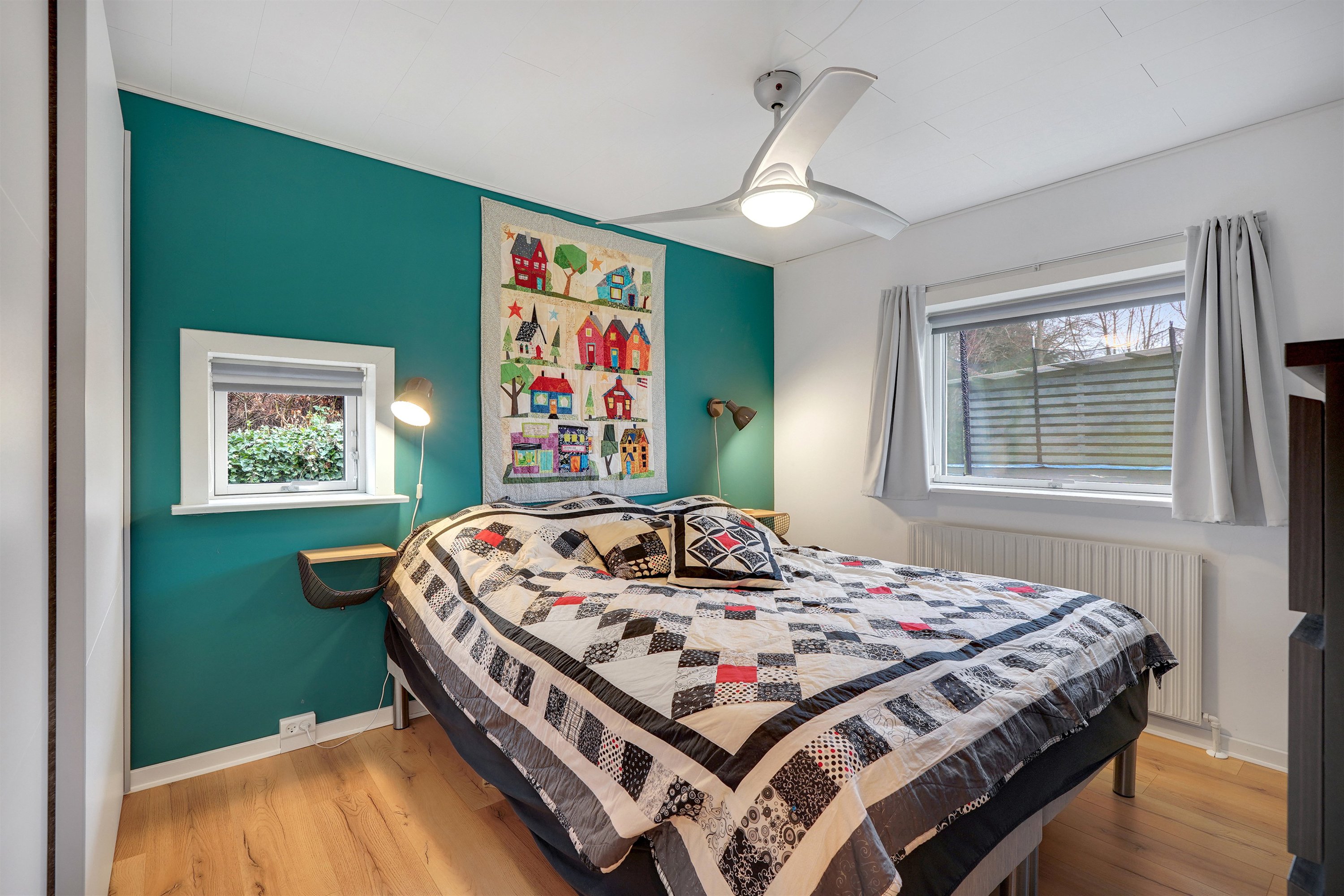 Fremhævet soveværelse billede i fuldskærmstilstand. Billede af Skjoldbjergvej 6B, 6623 Vorbasse