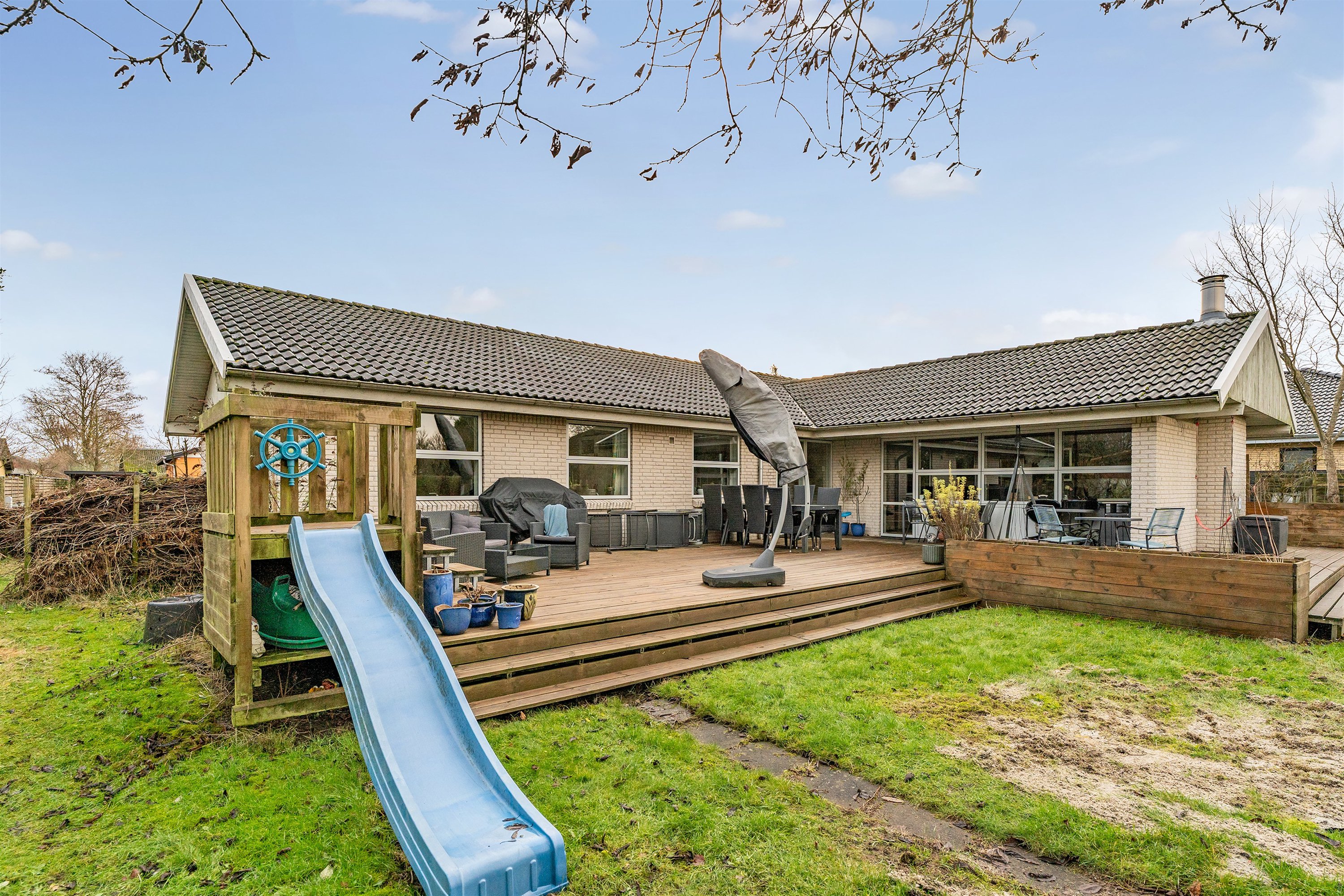 Fremhævet ejendommen billede i fuldskærmstilstand. Billede af Toften 47, 7190 Billund