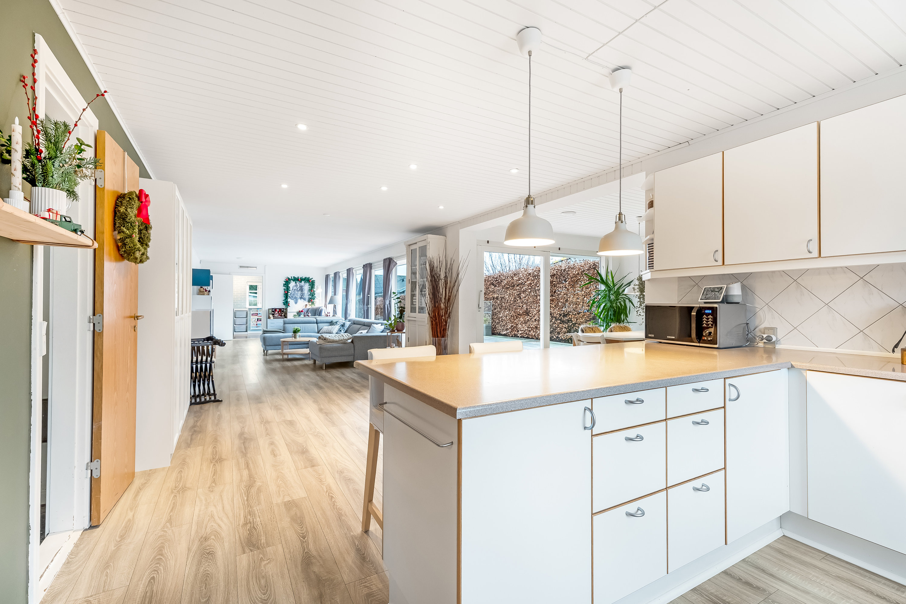 Fremhævet køkken billede i fuldskærmstilstand. Billede af Sundvænget 3A, Hasselø Pl, 4800 Nykøbing F