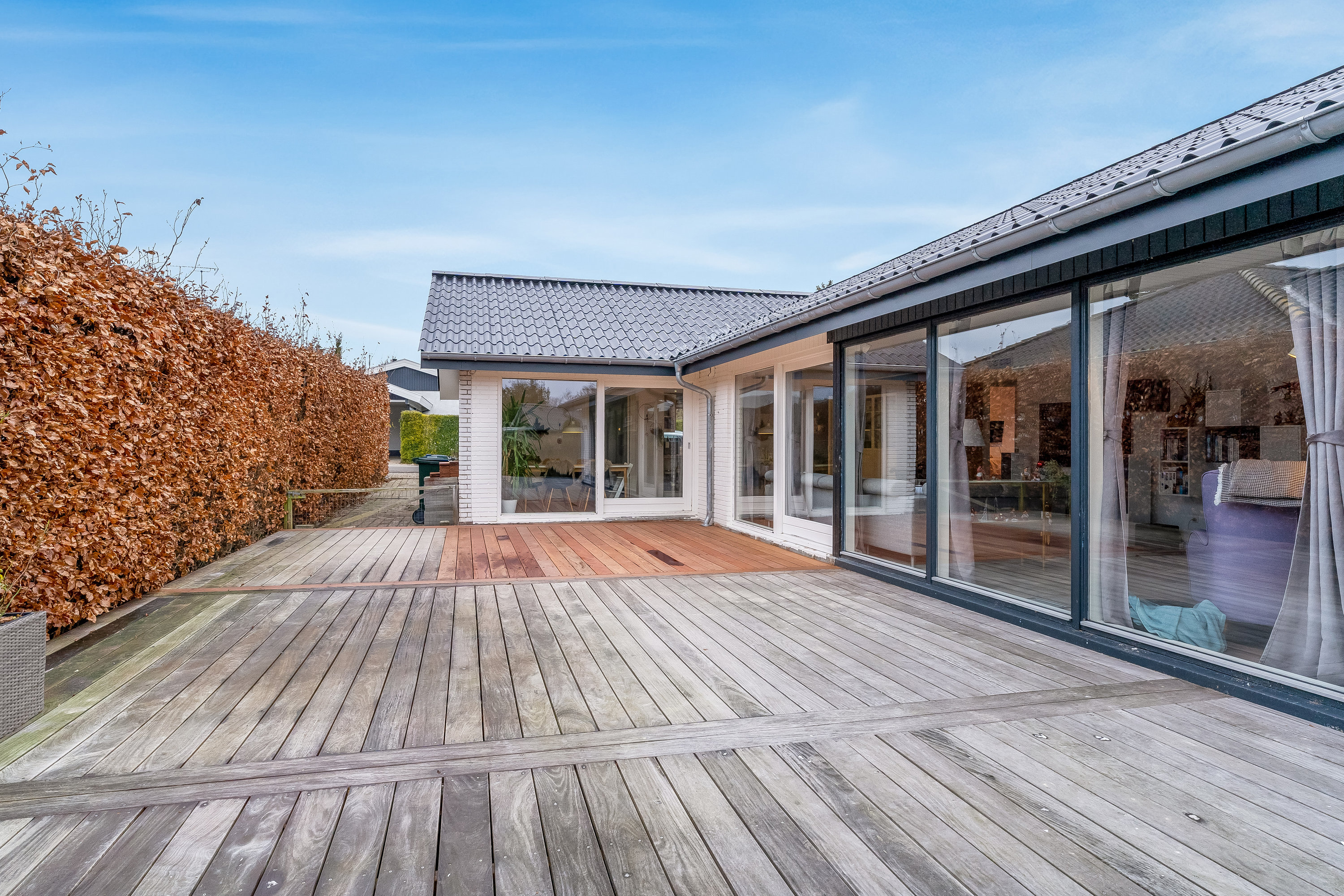 Miniaturebillede 1: terrasse. Billede af Sundvænget 3A, Hasselø Pl, 4800 Nykøbing F