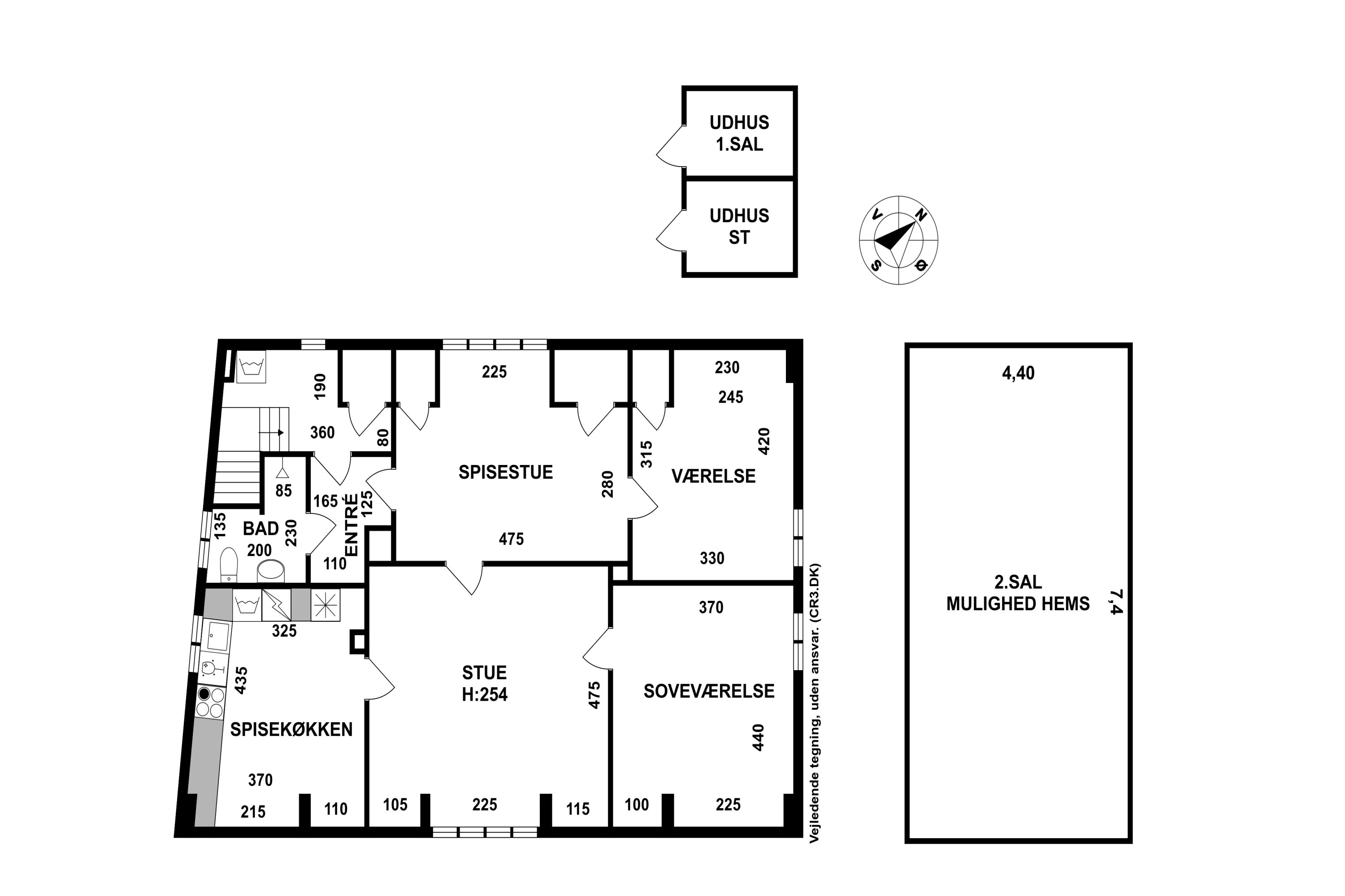 Plantegninger billede af Langesvej 15, 1., 3400 Hillerød
