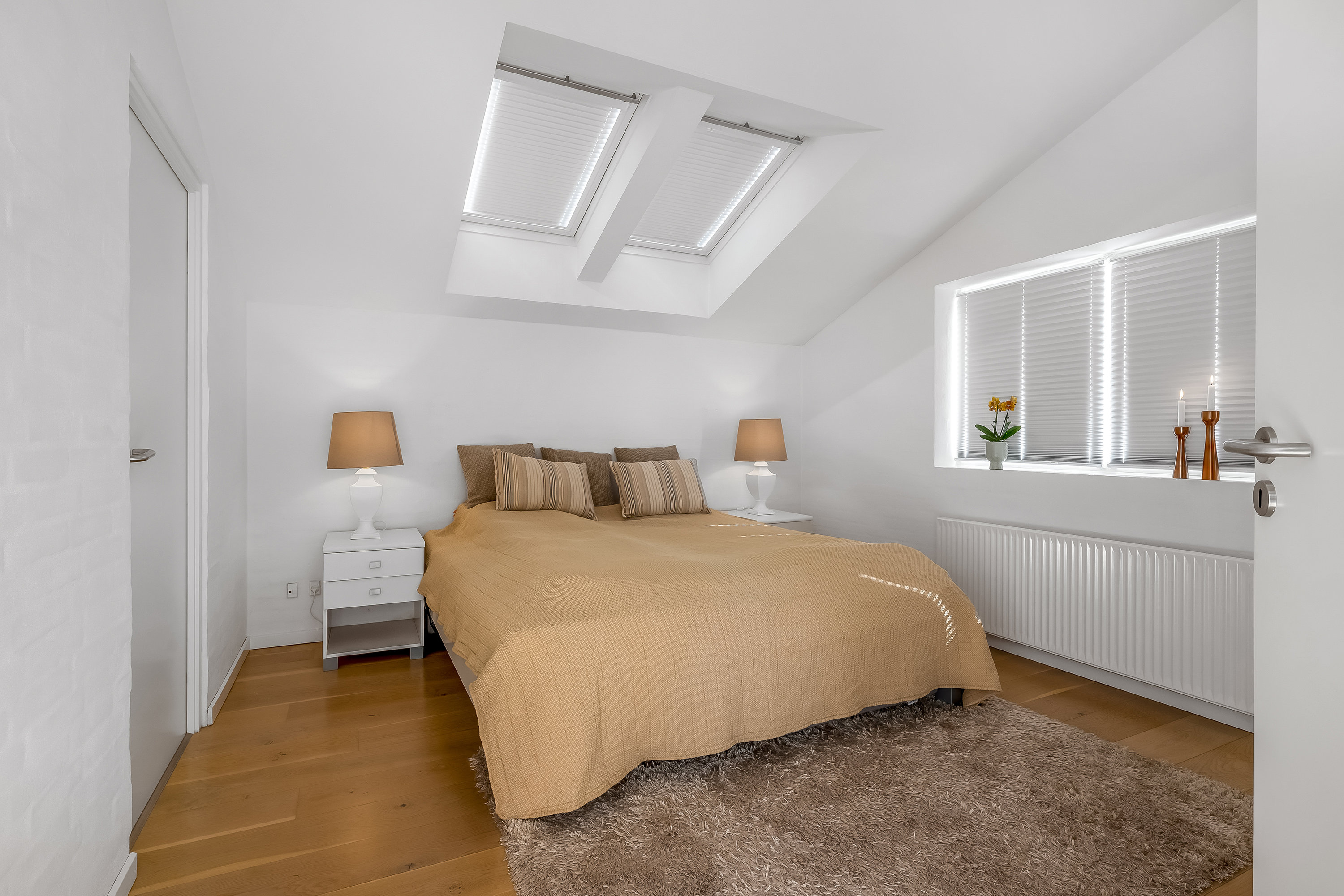 Fremhævet soveværelse billede i fuldskærmstilstand. Billede af Ravperlen 8, Mejrup, 7500 Holstebro