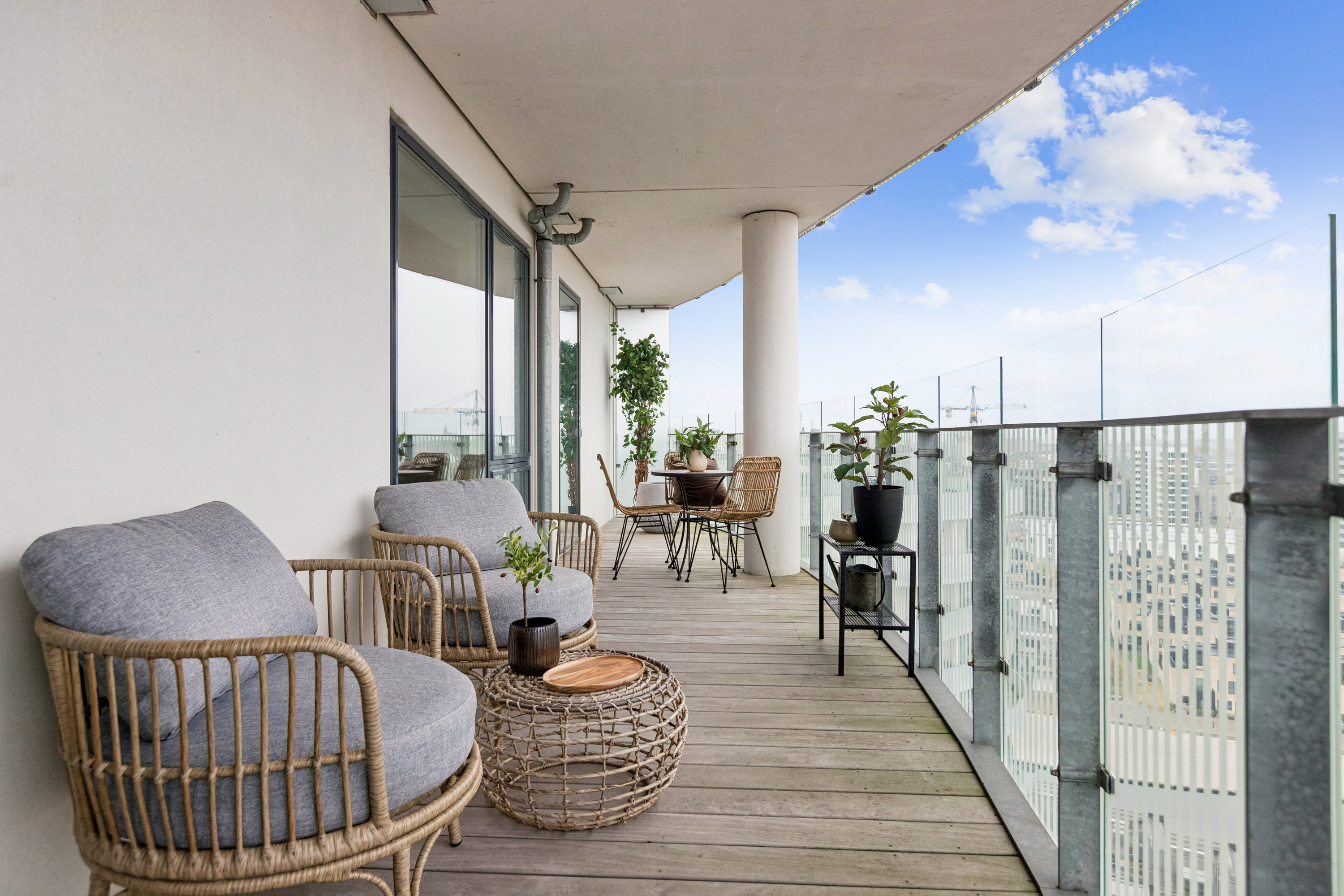 Fremhævet altan billede i fuldskærmstilstand. Billede af Rundholtsvej 28, 15. 1., 2300 København S