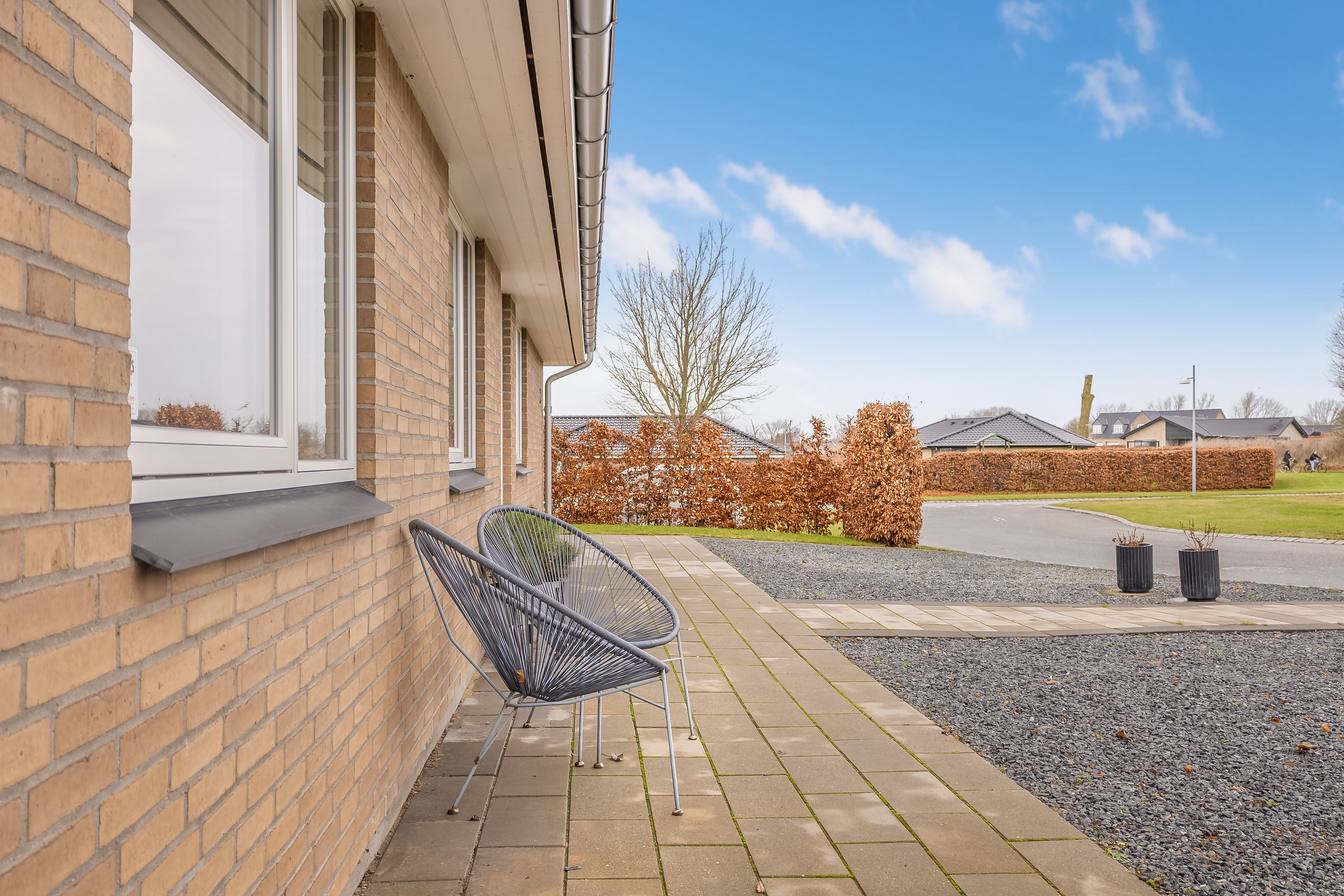 Fremhævet terrasse billede i fuldskærmstilstand. Billede af Langhuse 23, 5800 Nyborg