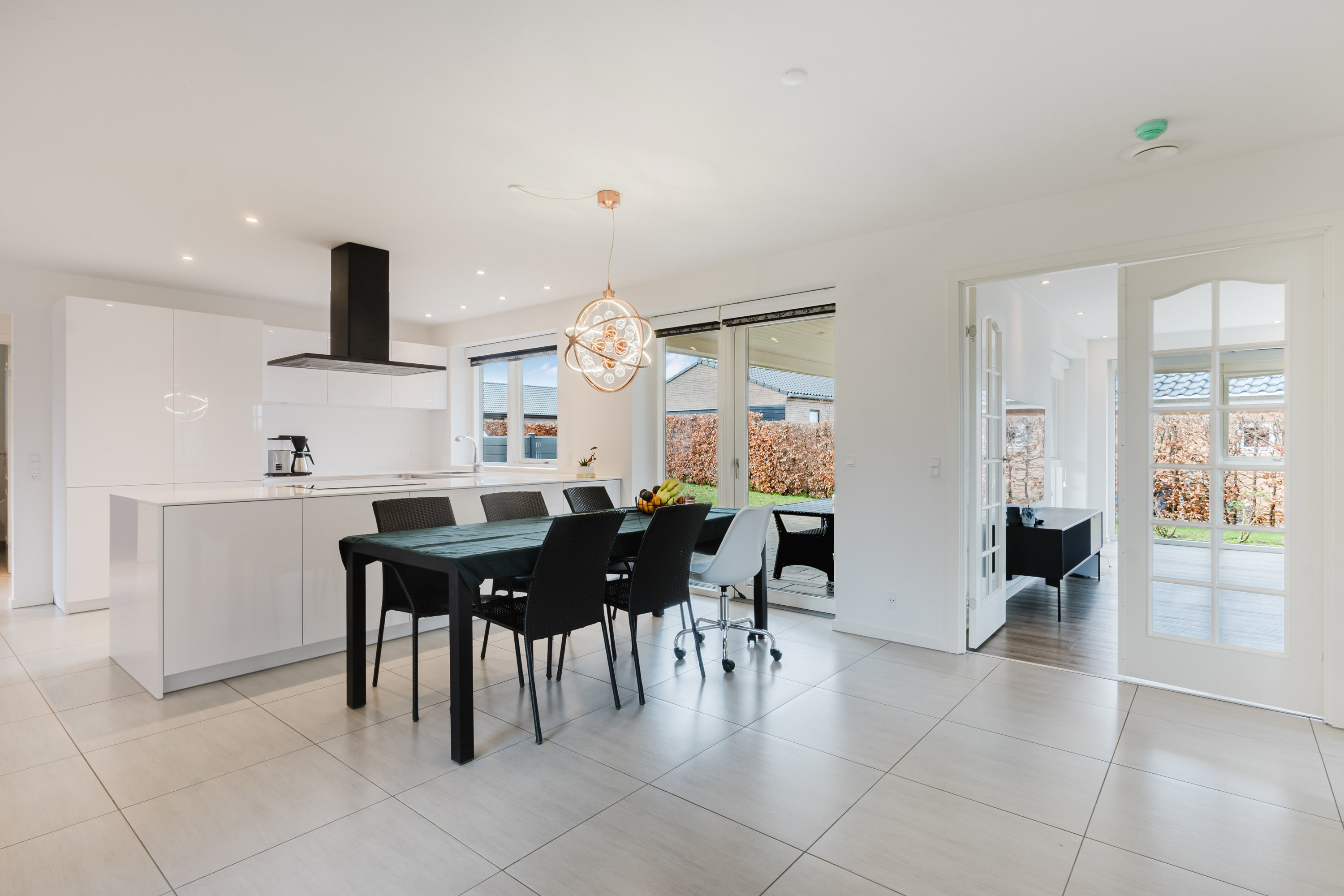 Fremhævet stue billede i fuldskærmstilstand. Billede af Langhuse 23, 5800 Nyborg