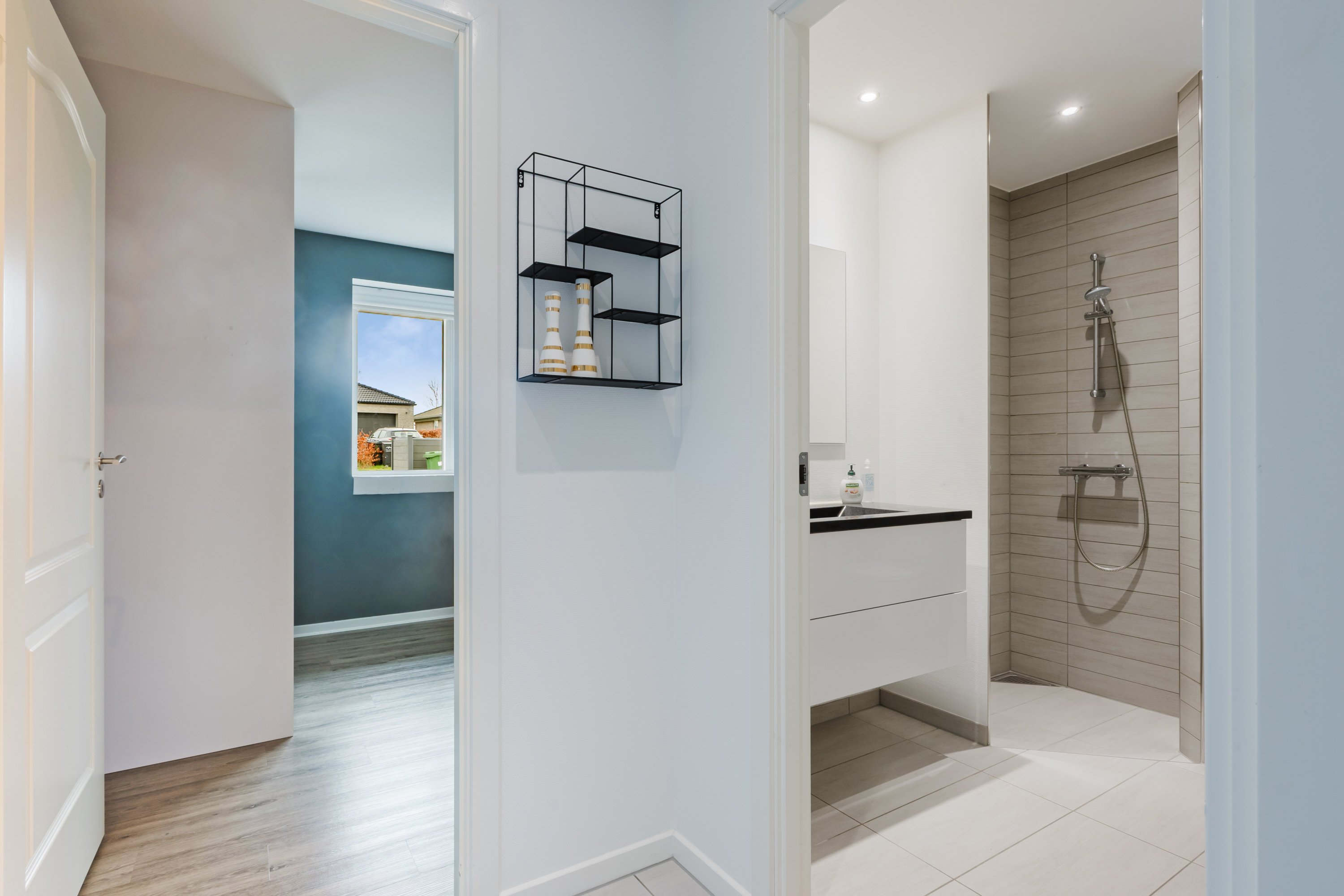 Fremhævet gang billede i fuldskærmstilstand. Billede af Langhuse 23, 5800 Nyborg