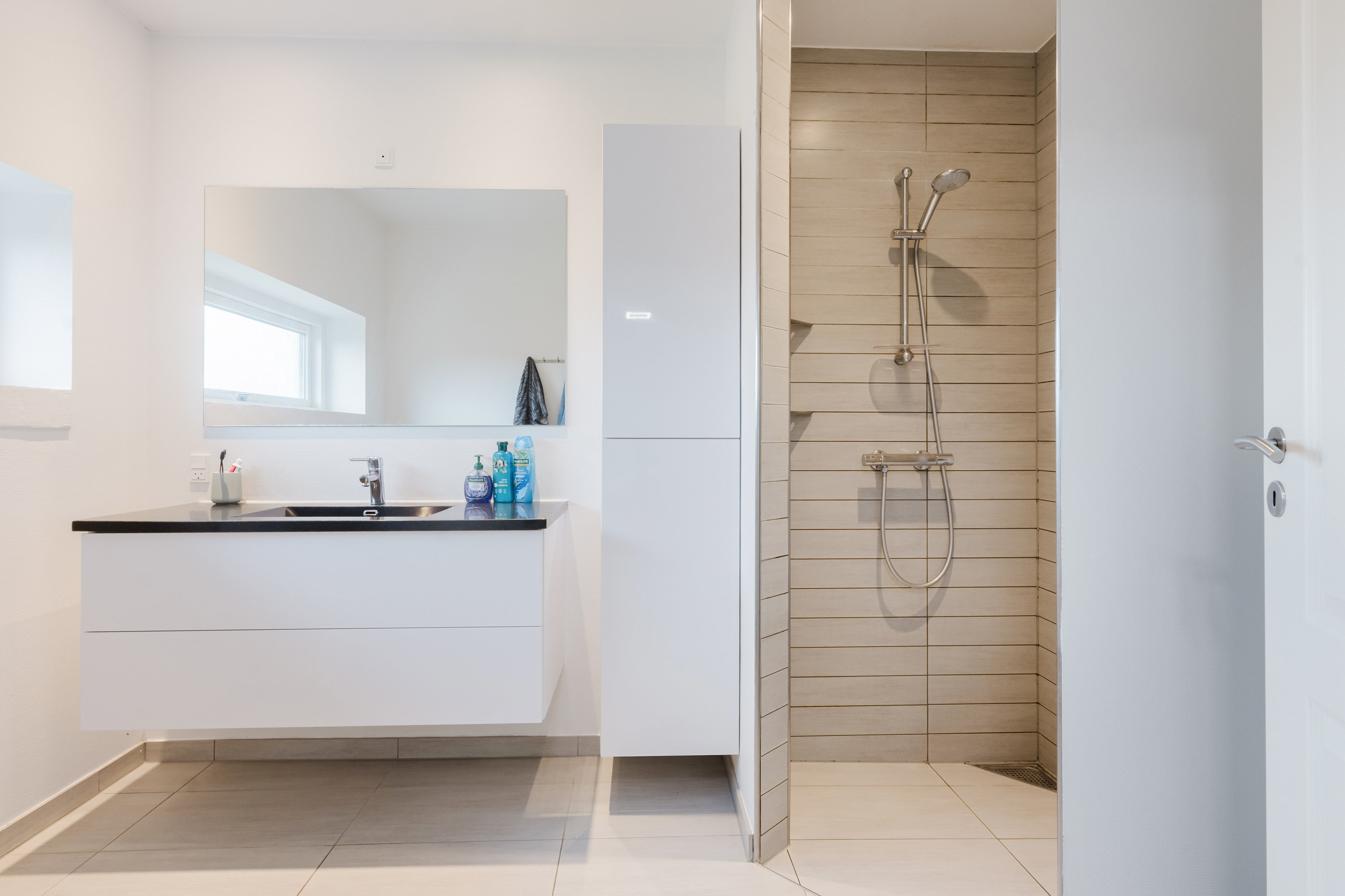 Fremhævet badeværelse billede i fuldskærmstilstand. Billede af Langhuse 23, 5800 Nyborg