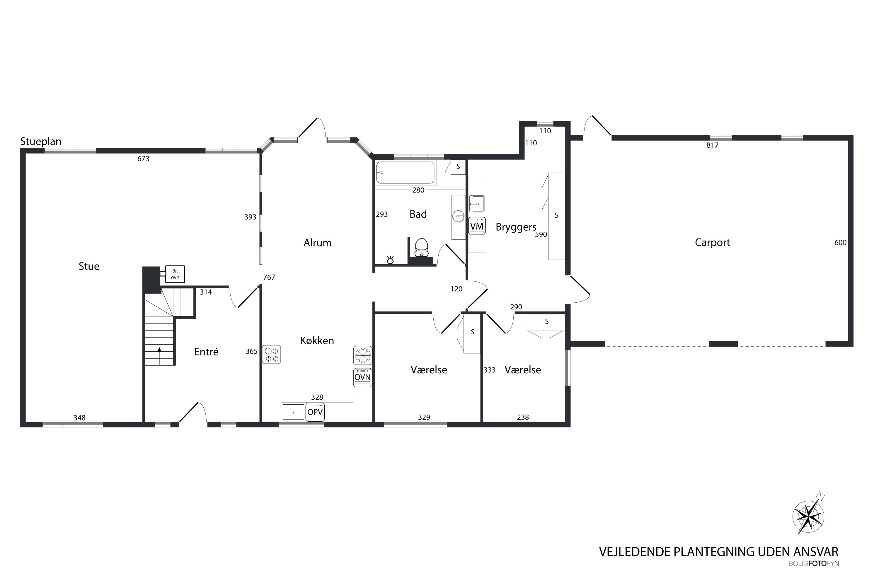 Plantegninger billede af Solevadvej 40, Solevad, 5690 Tommerup