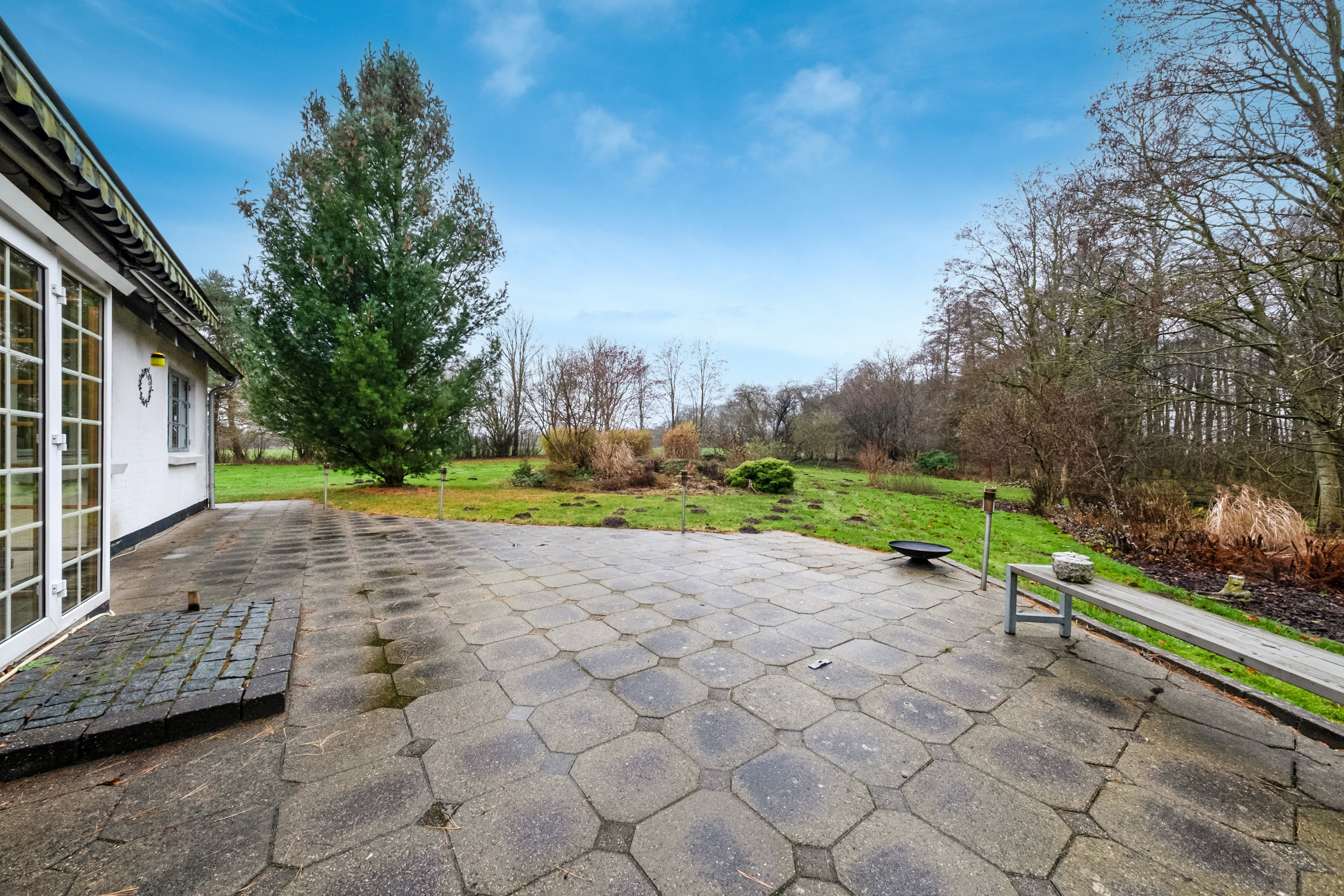 Fremhævet terrasse billede i fuldskærmstilstand. Billede af Solevadvej 40, Solevad, 5690 Tommerup