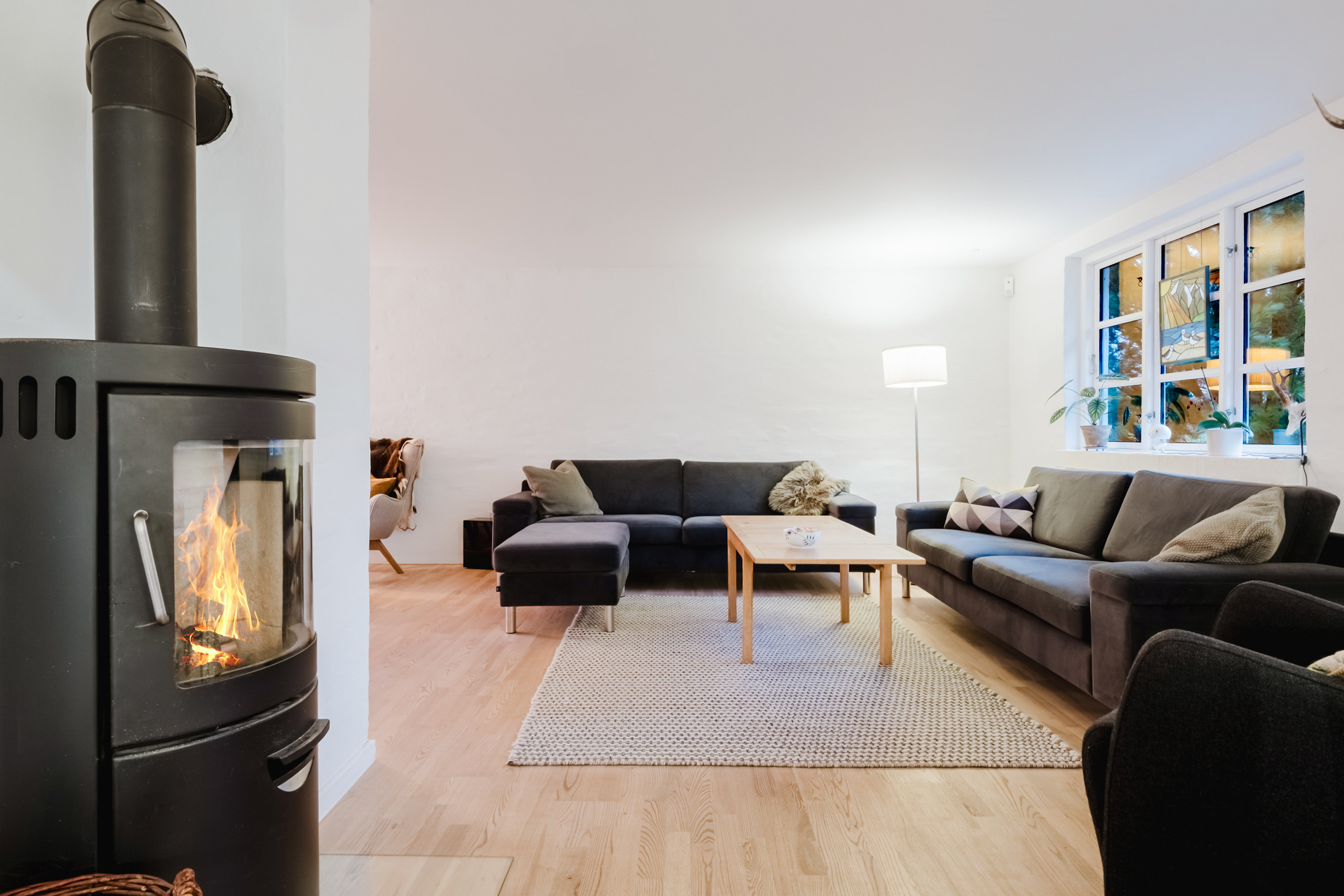 Fremhævet stue billede i fuldskærmstilstand. Billede af Solevadvej 40, Solevad, 5690 Tommerup