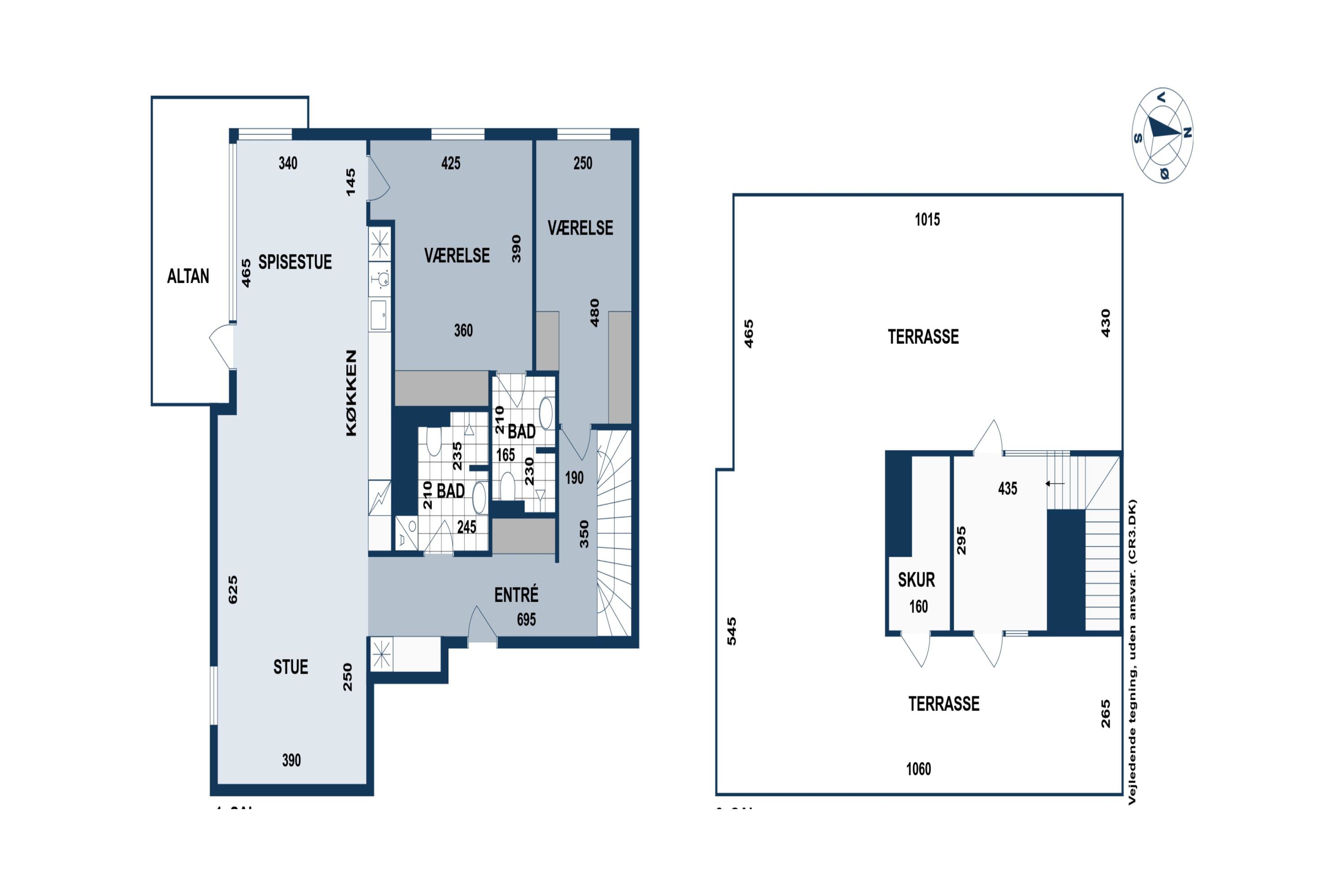 Plantegninger billede af Sundkaj 111, 4. th., 2150 Nordhavn