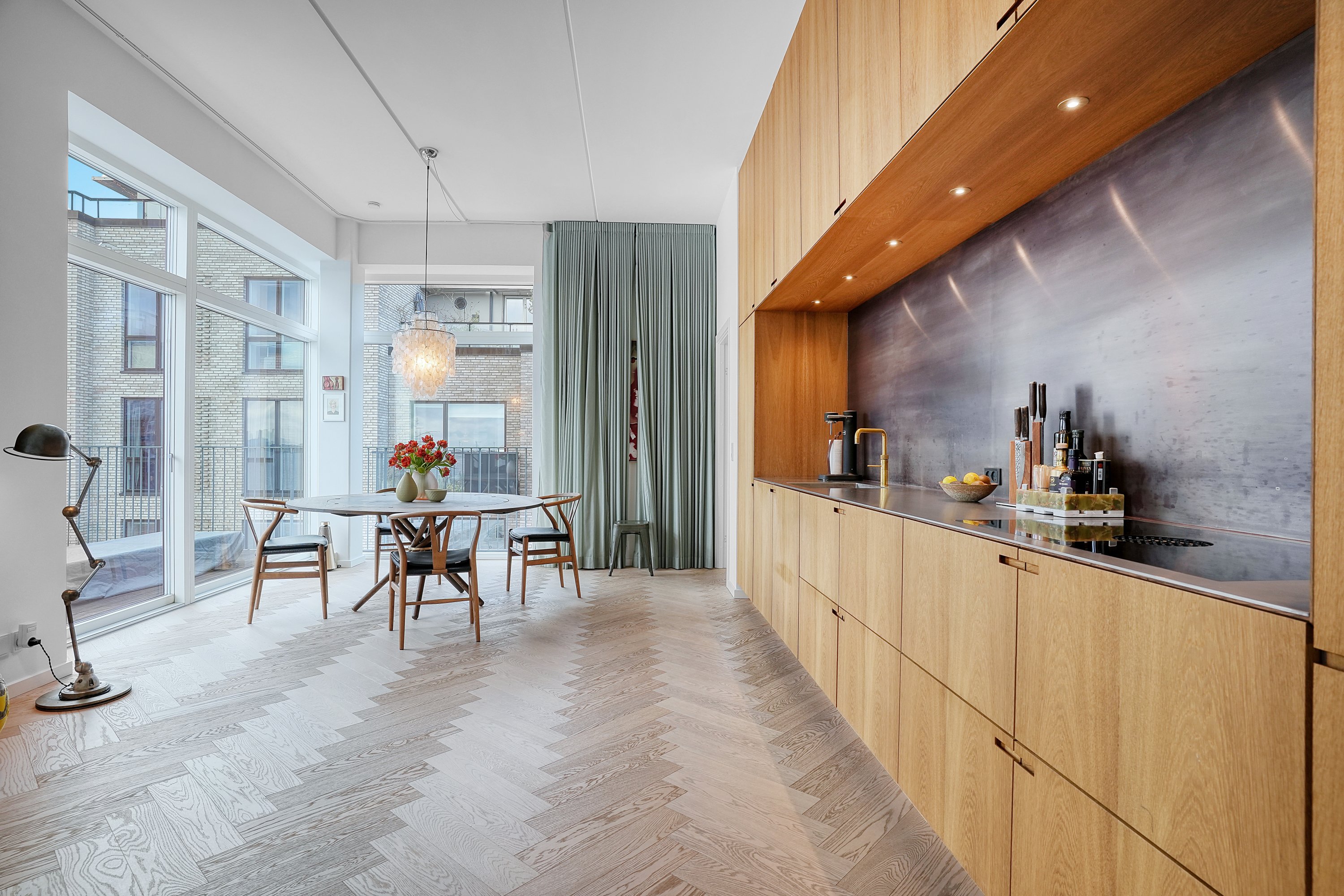 Fremhævet spisestue billede i fuldskærmstilstand. Billede af Sundkaj 111, 4. th., 2150 Nordhavn