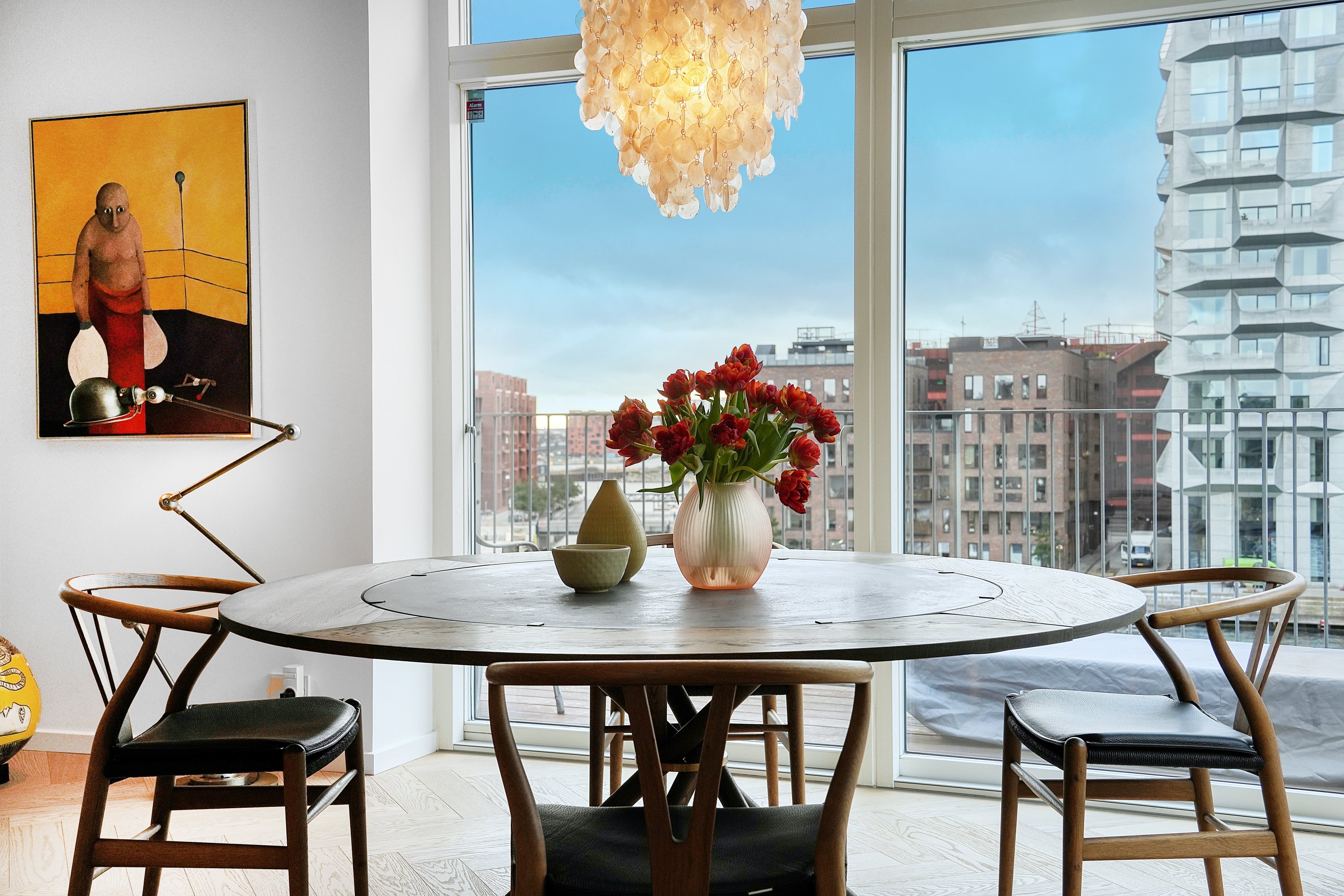 Fremhævet spisestue billede i fuldskærmstilstand. Billede af Sundkaj 111, 4. th., 2150 Nordhavn