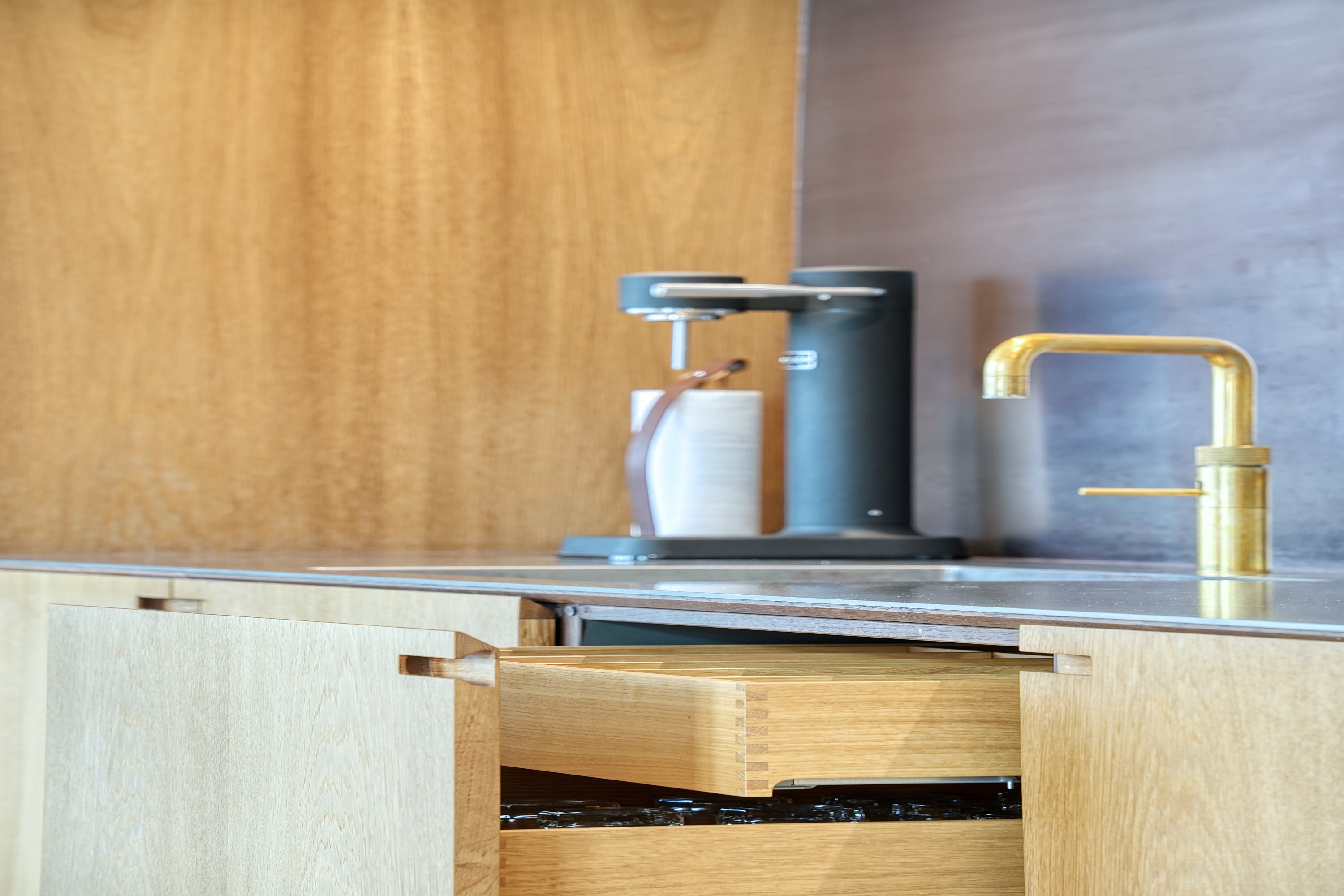 Fremhævet køkken billede i fuldskærmstilstand. Billede af Sundkaj 111, 4. th., 2150 Nordhavn