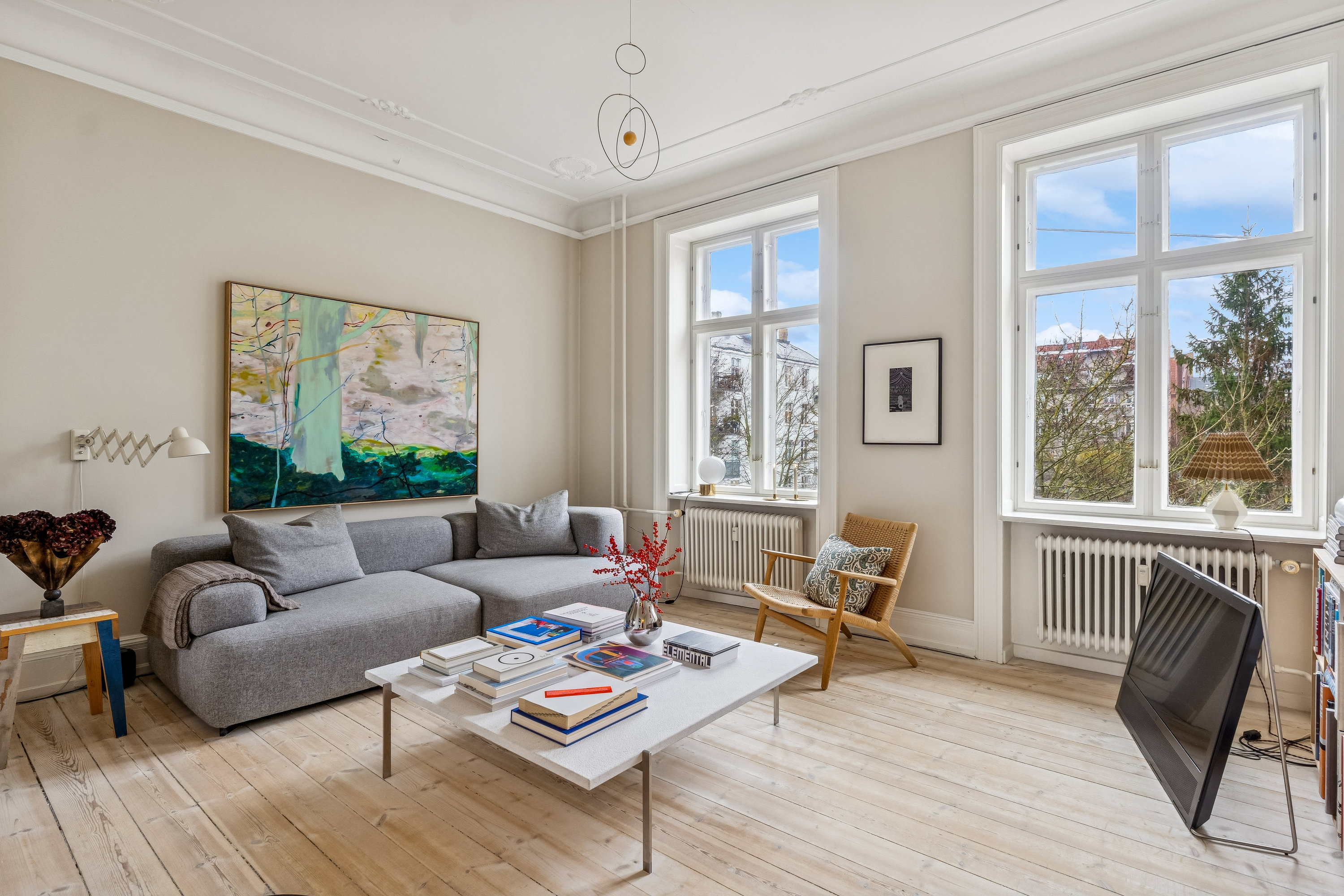 Miniaturebillede 1: stue. Billede af Frederik VI's Alle 14, 2. th., 2000 Frederiksberg